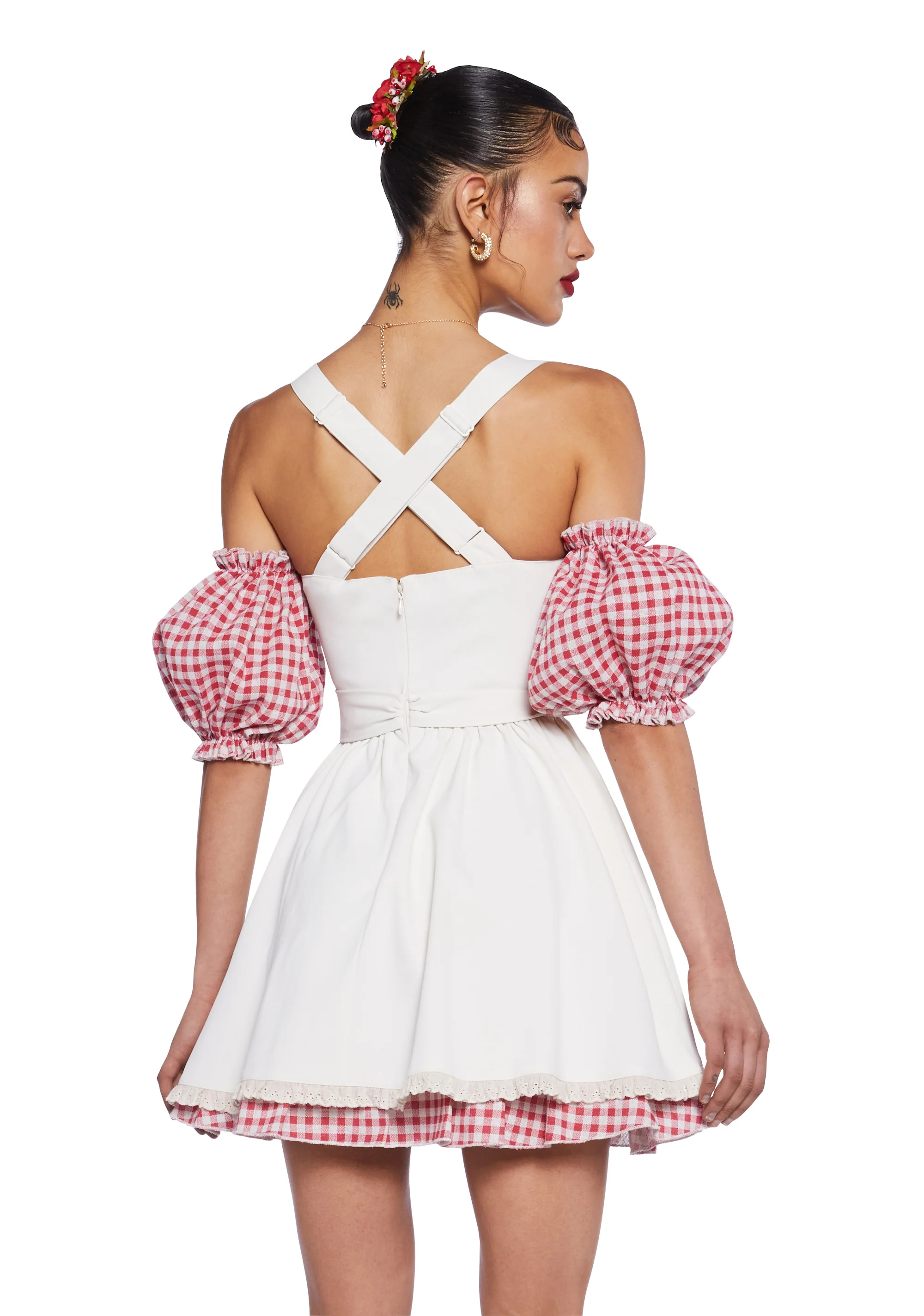 Mama Mia Apron Mini Dress - Image 4
