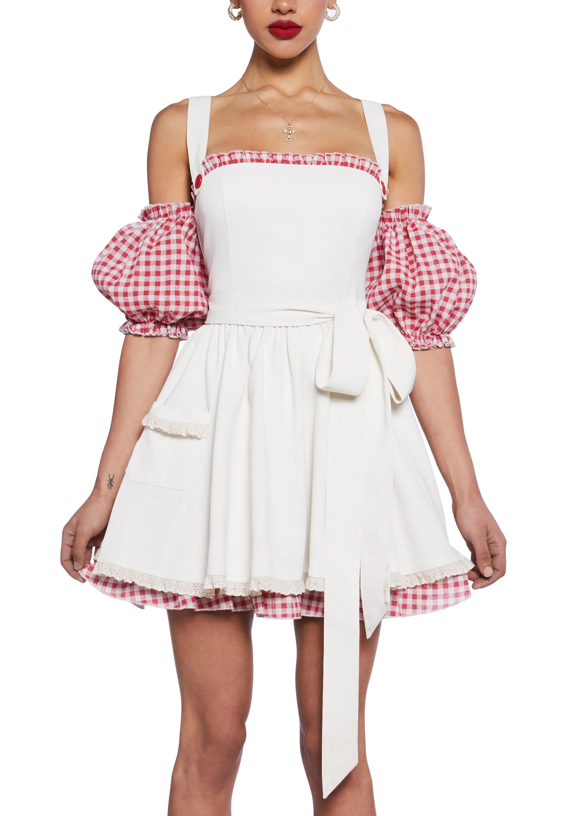 Mama Mia Apron Mini Dress - Image 5