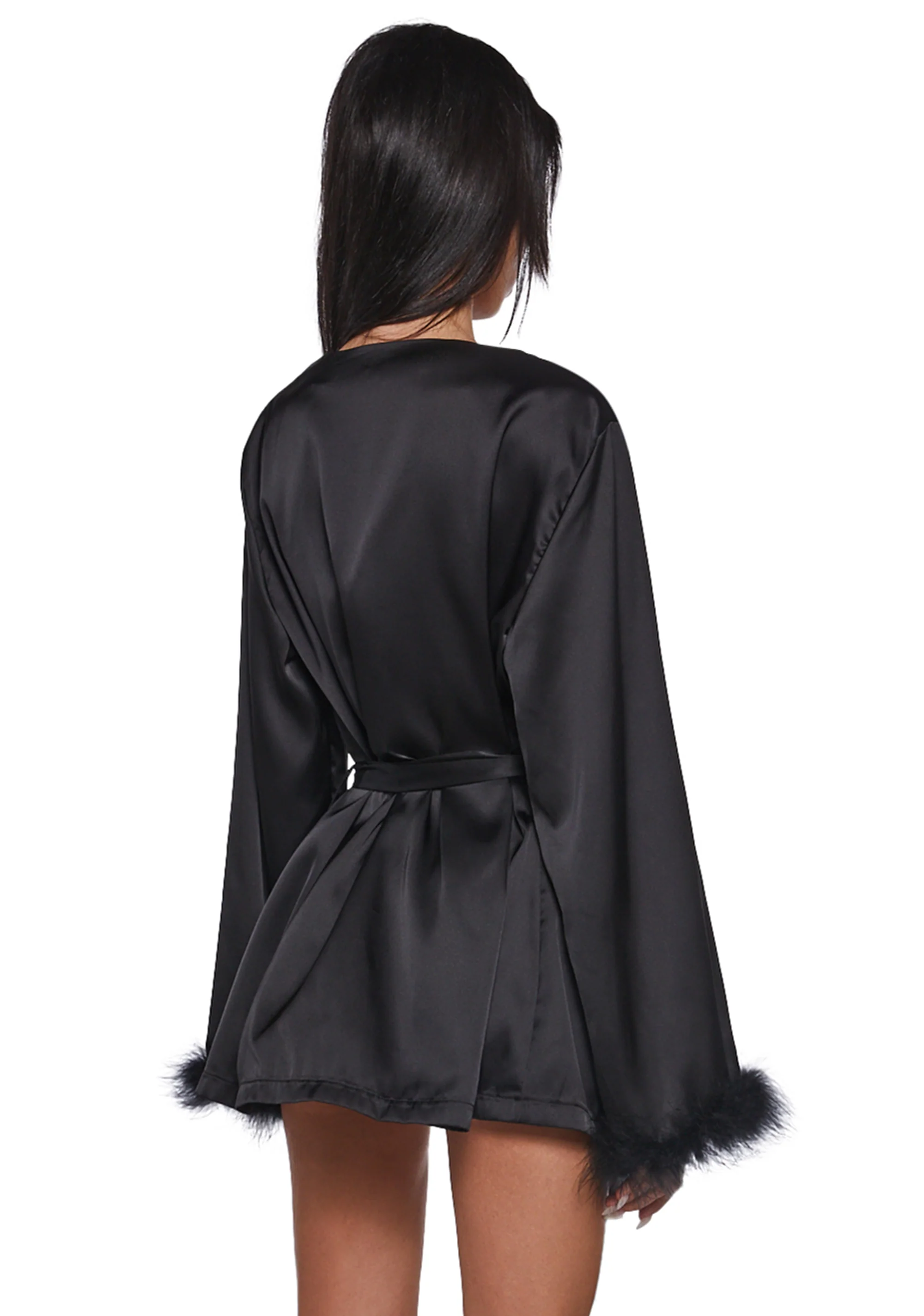 Gothic Stirs Satin Robe - Image 4