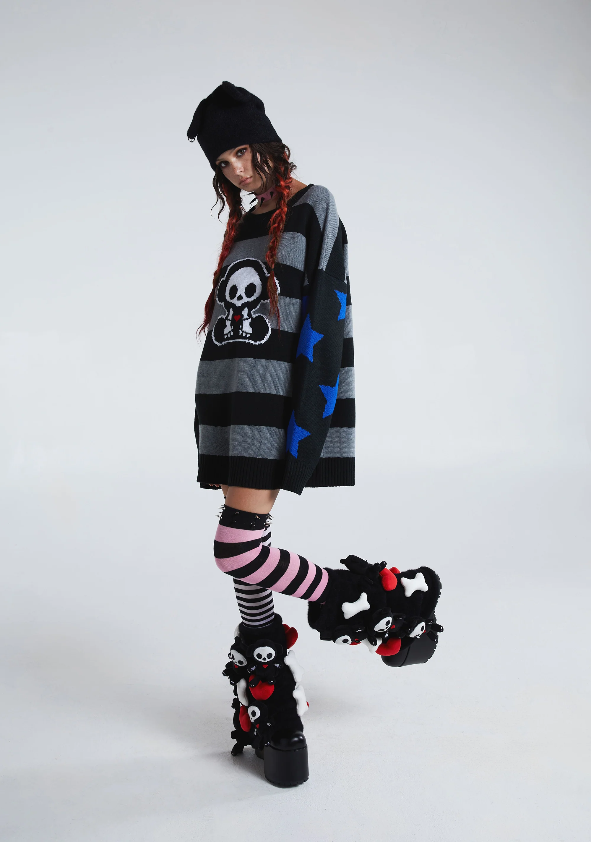 Marcy Striped Oversized Sweater - Image 6
