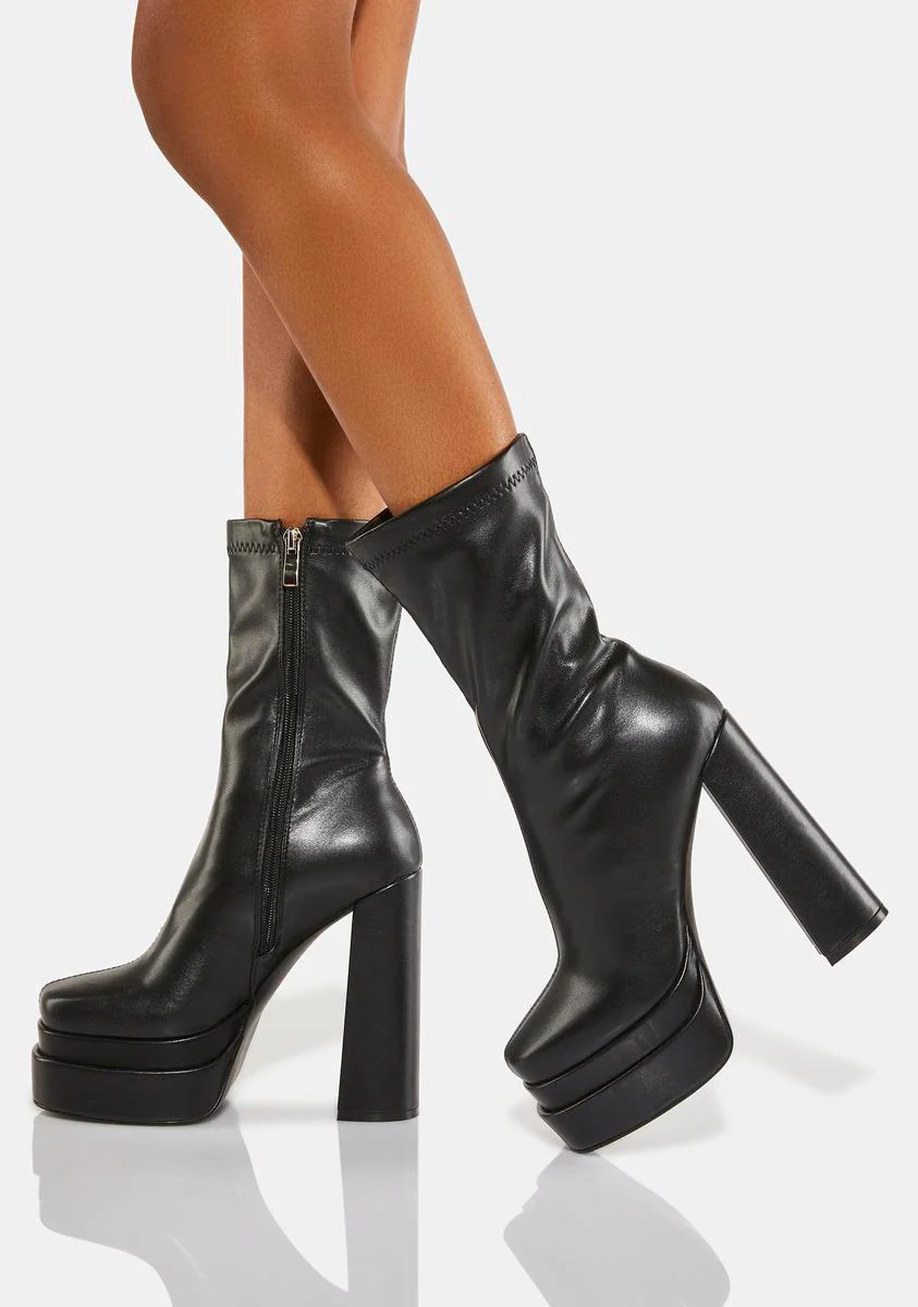 Martha Platform Boots - Image 3