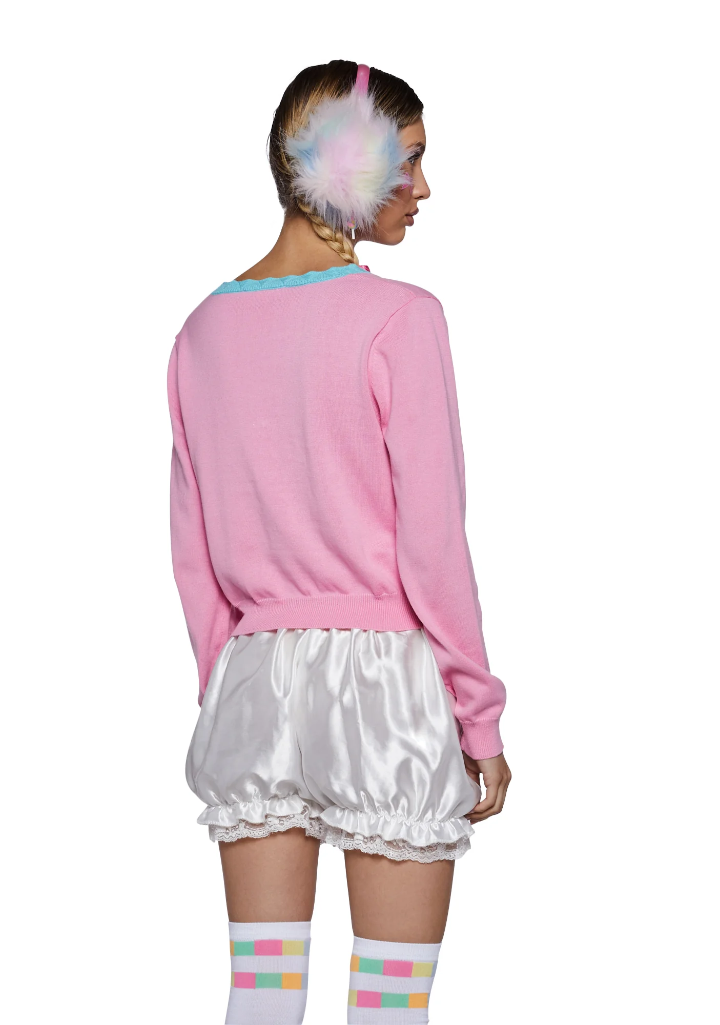 Marvelous Mint Knit Cardigan - Image 4