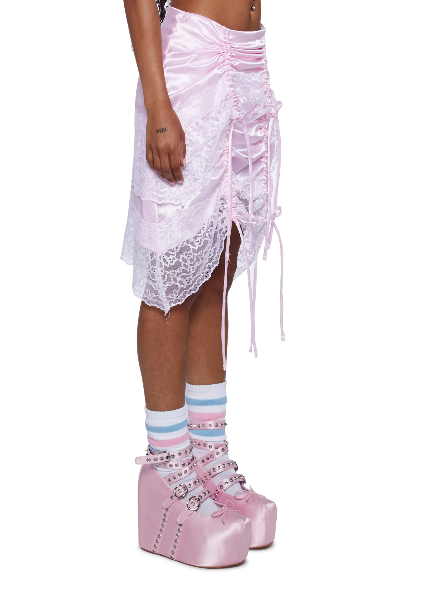 Mary Jane Satin Skirt - Image 3