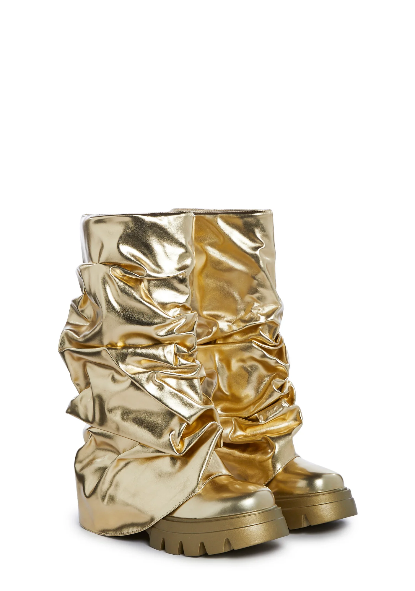 Mate Ankle Boots- Gold - Image 3