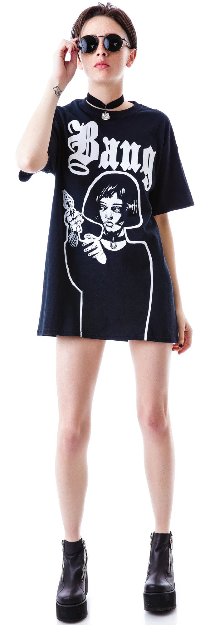 Mathilda Tee - Black - Image 3