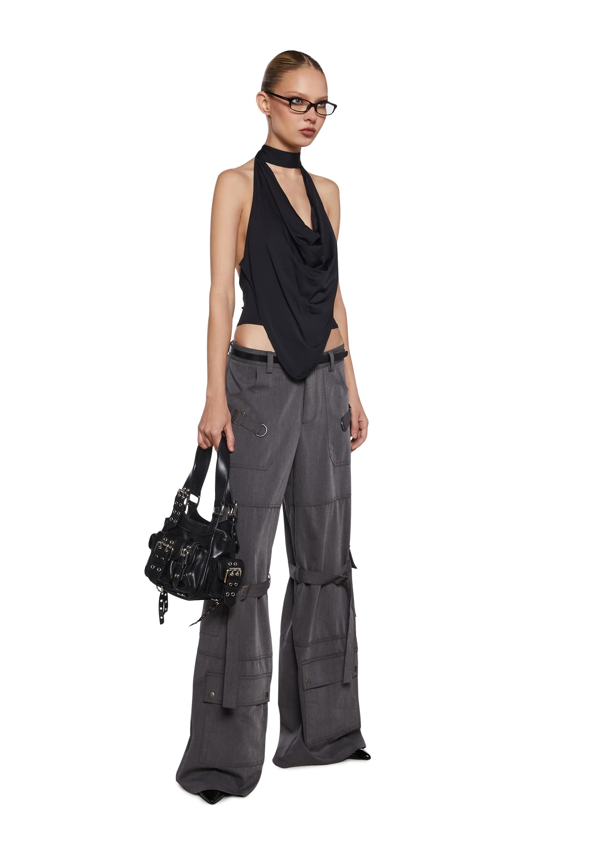 Matilda Draped Halter Top - Image 2