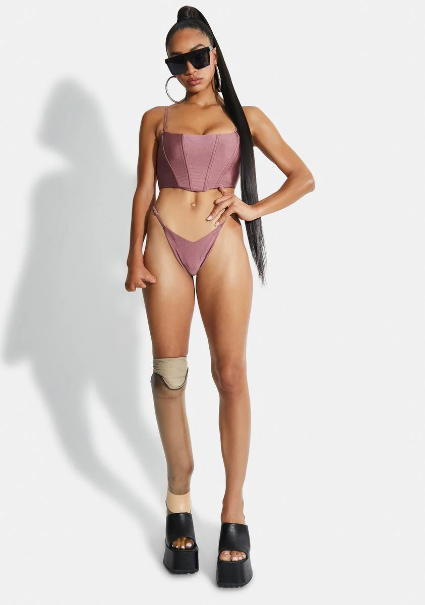 Mauve Siren Bikini Top - Image 3