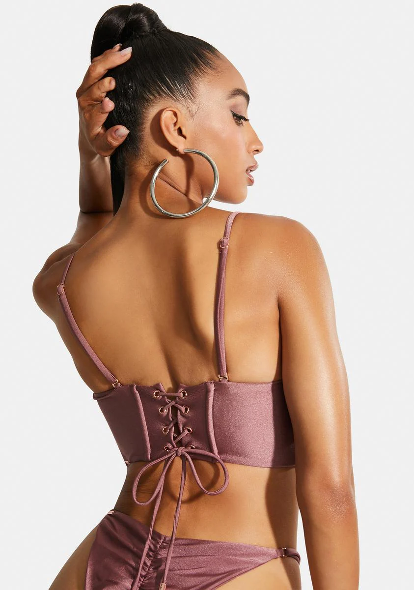 Mauve Siren Bikini Top - Image 4