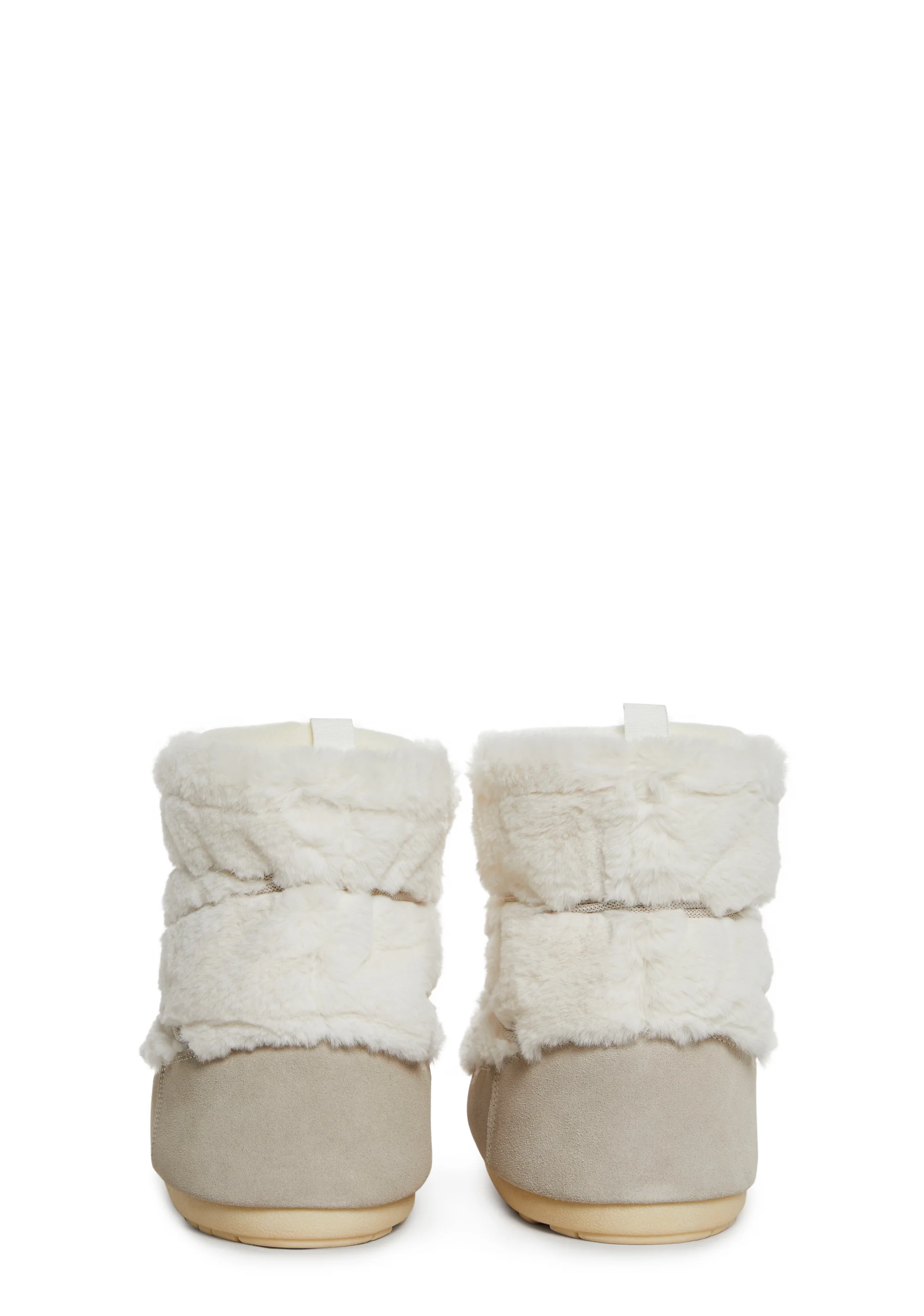 Mav-M Bone Faux Fur Booties - Image 4
