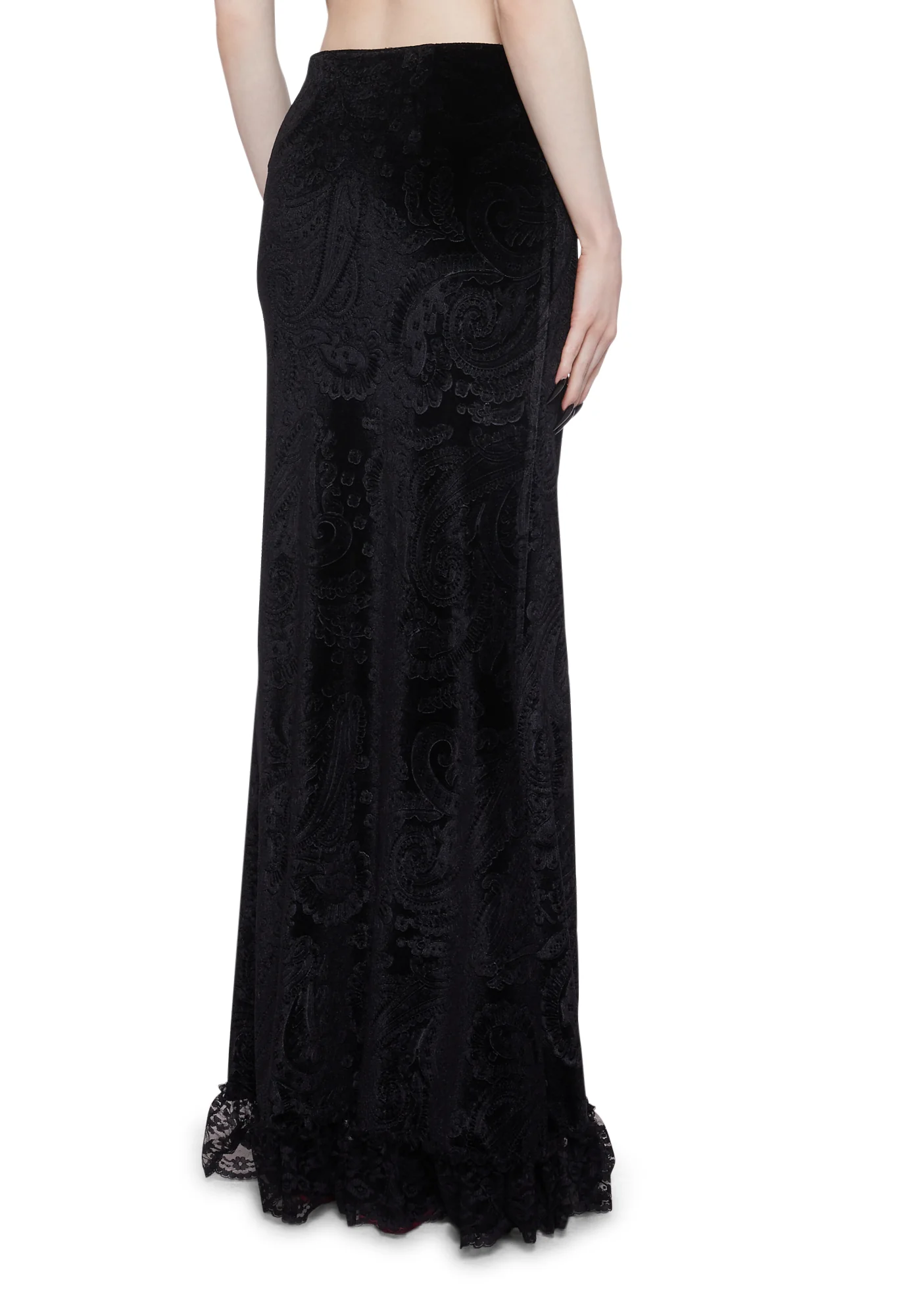Veiled Sorrows Maxi Skirt - Image 4