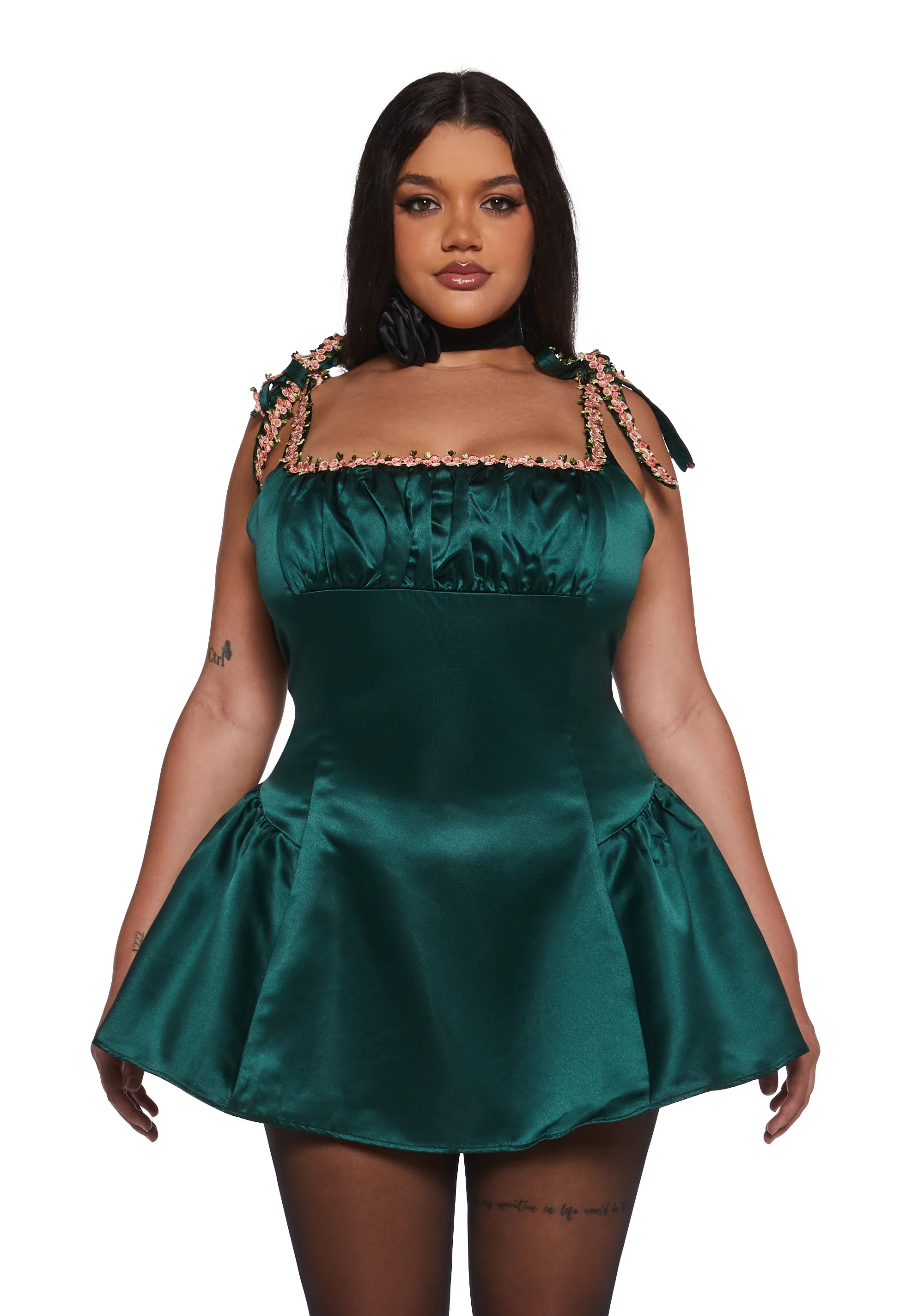 Mayfair Residence Mini Dress - Green - Image 2