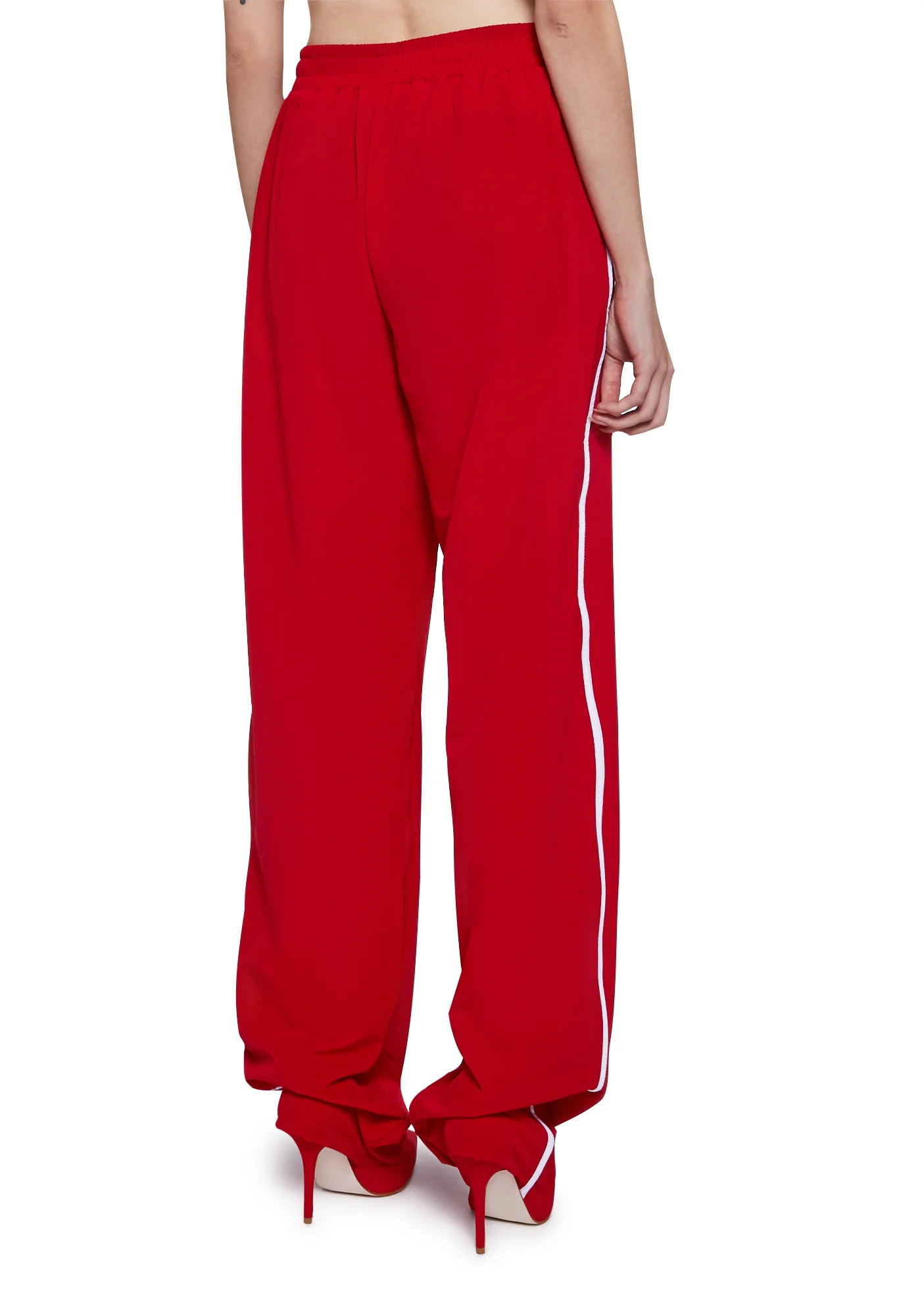 May May Track Pant Boots - Red - Image 4