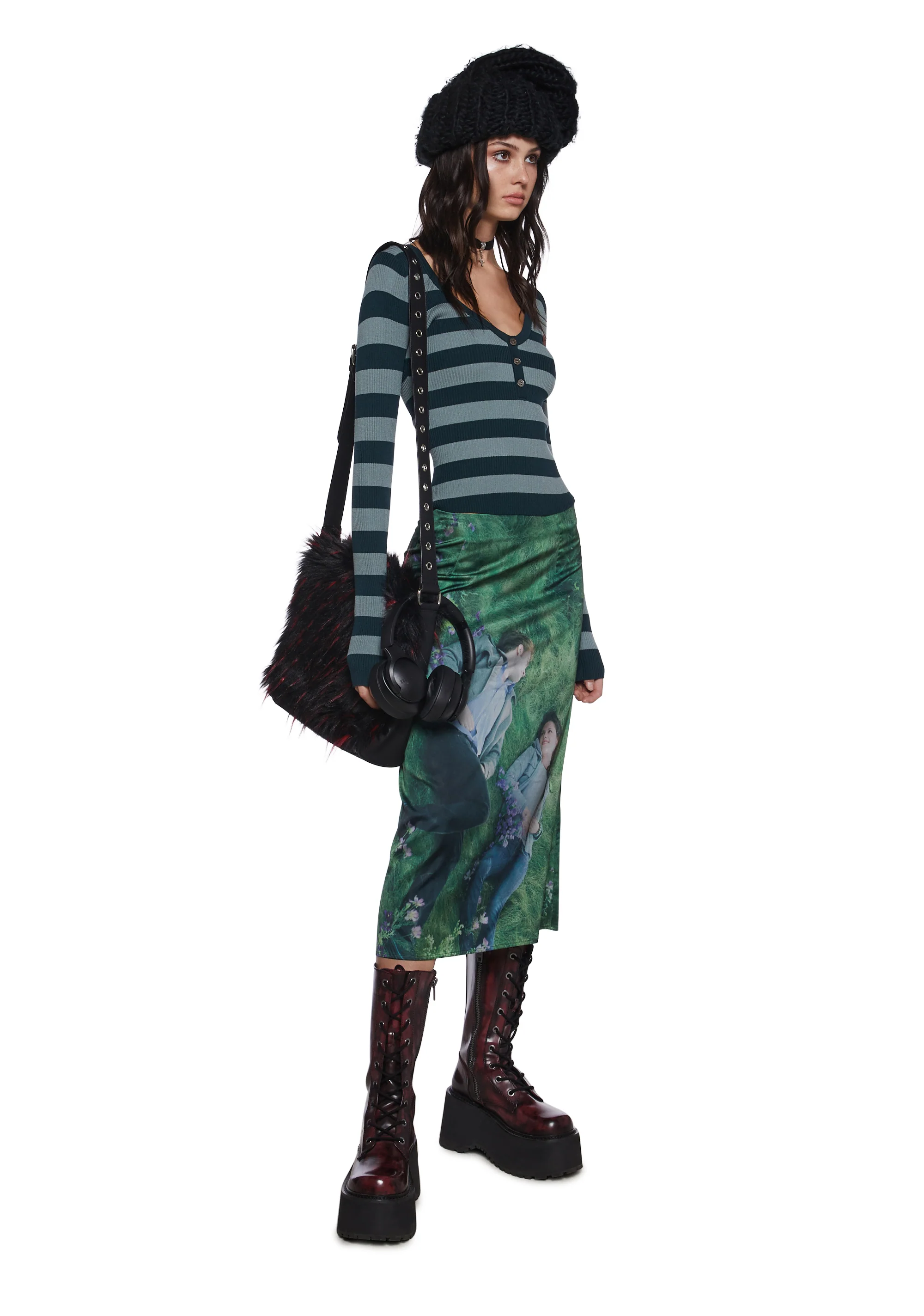 Meadow Dreams Midi Skirt - Image 2