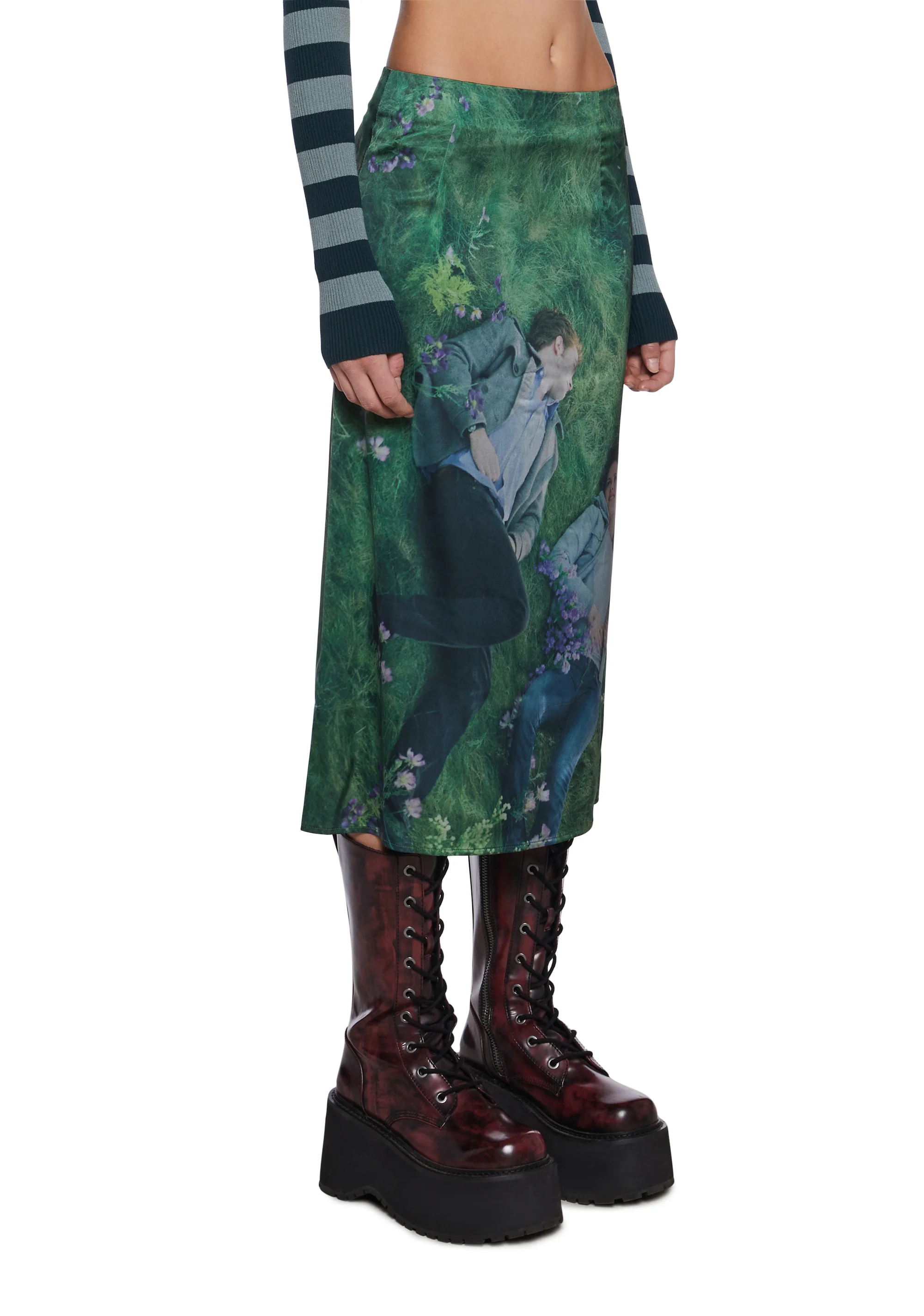 Meadow Dreams Midi Skirt - Image 3