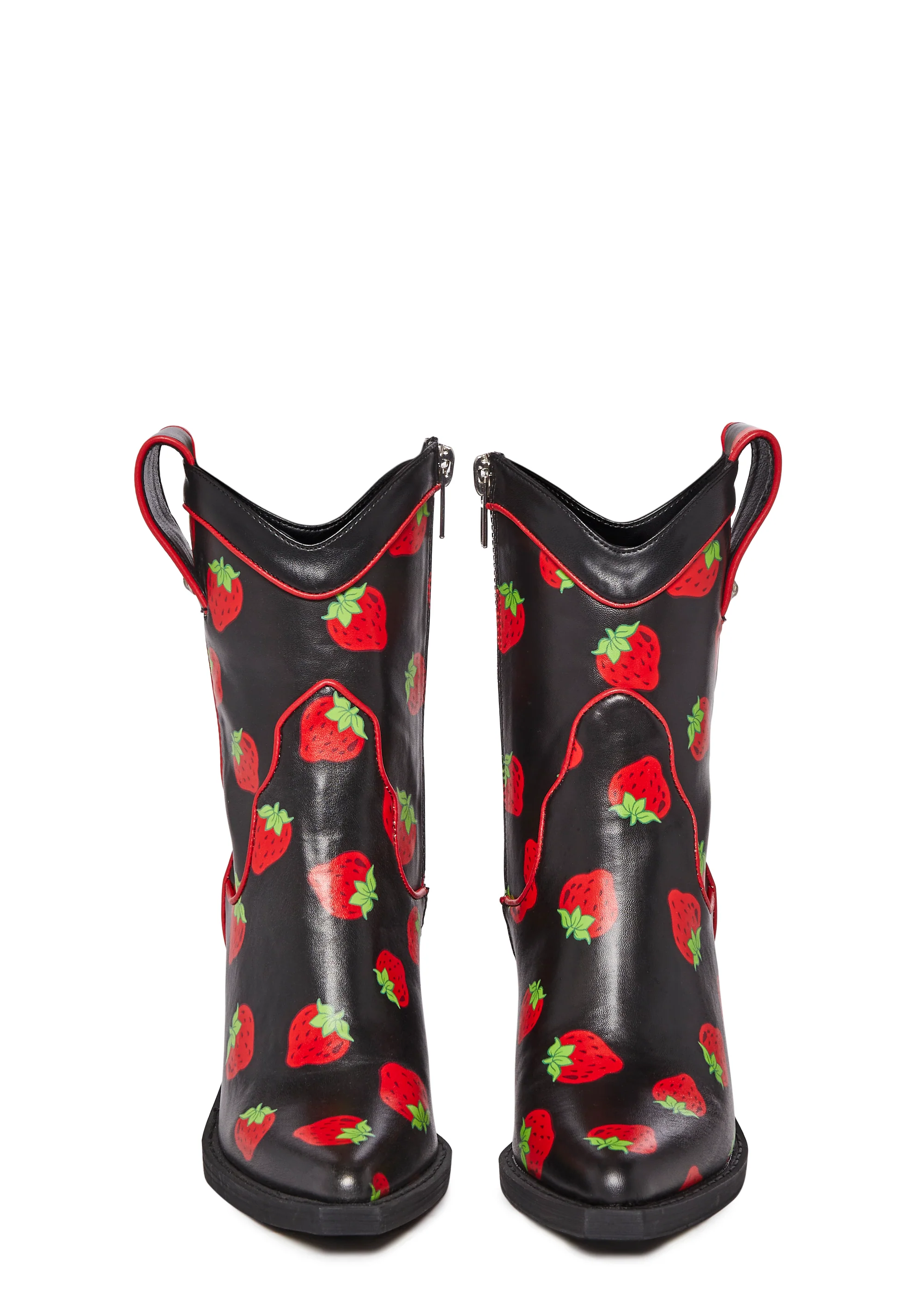 Meadow Greeting Cowboy Boots - Black - Image 4