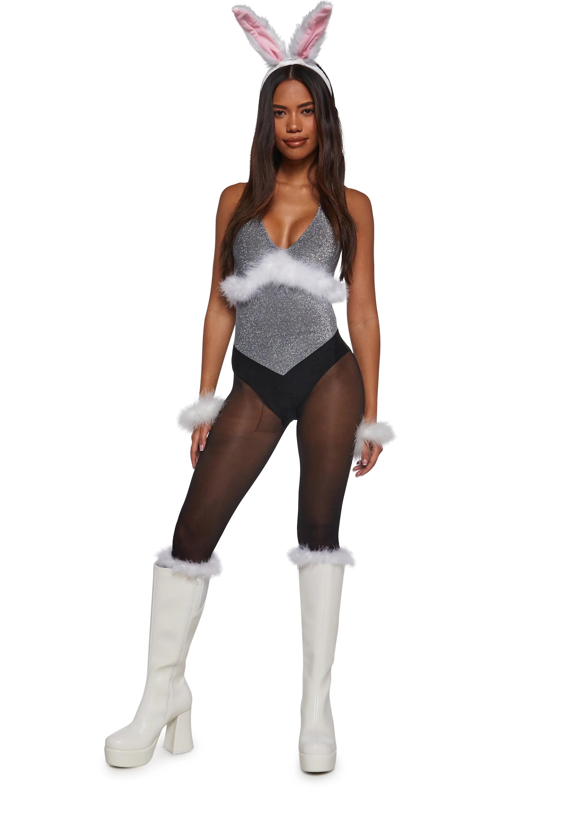 Mean Bunny Girl Costume - Image 6