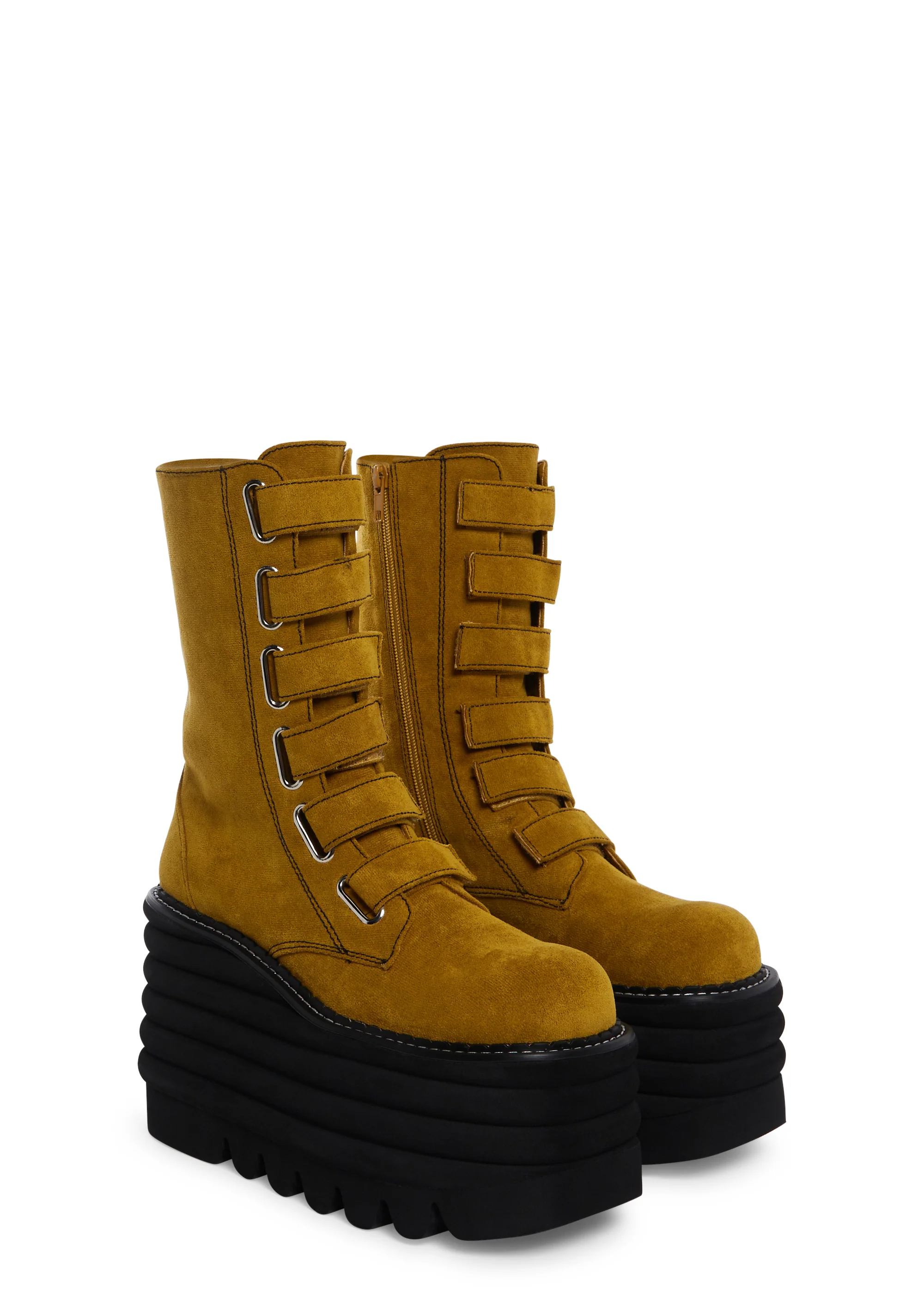 Meant To Be Platform Boots - Tan - Image 3