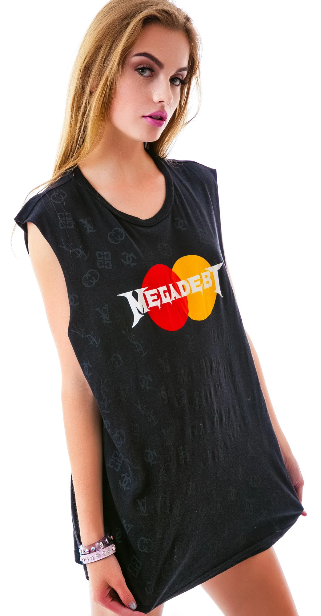 MEGADEBT Sleeveless Tee - Image 5