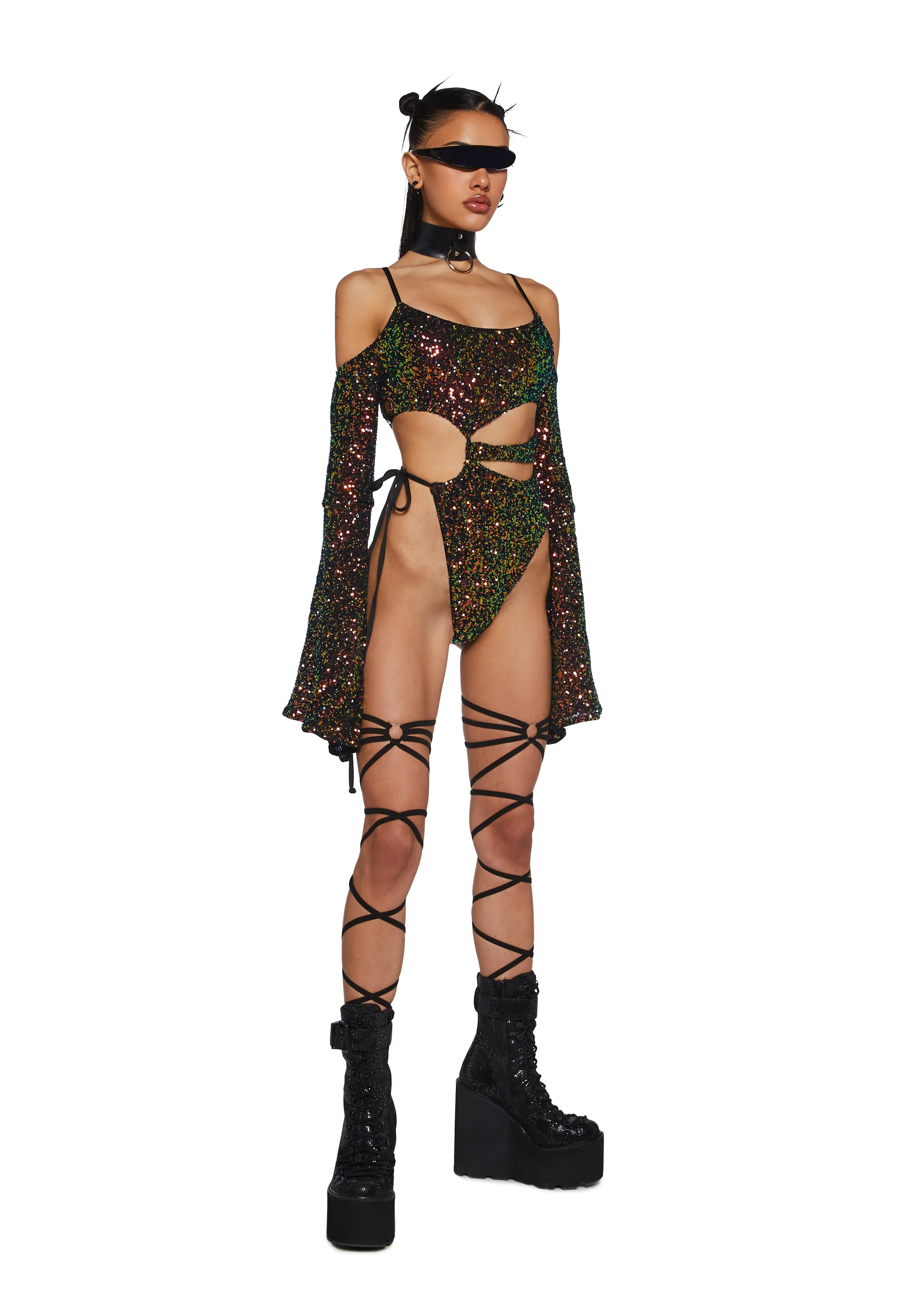 Melodic Mistress Sequin Bodysuit - Image 2