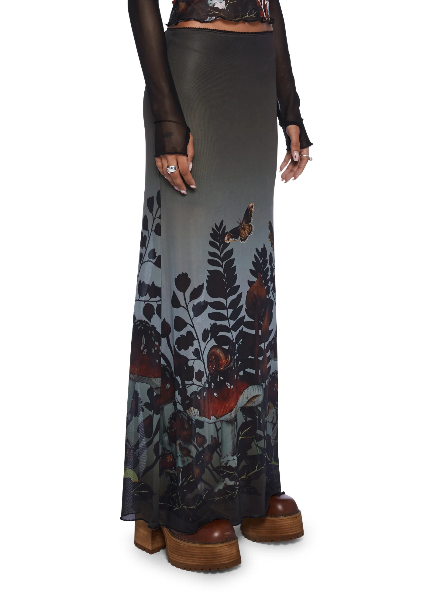 Melodic Wanderlust Maxi Skirt - Image 3