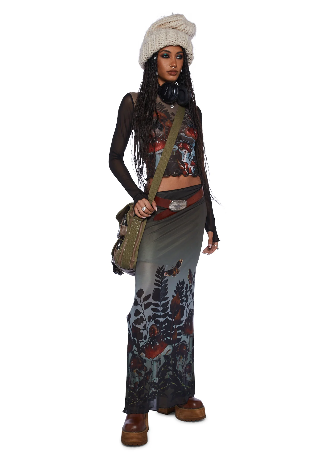Melodic Wanderlust Maxi Skirt - Image 6