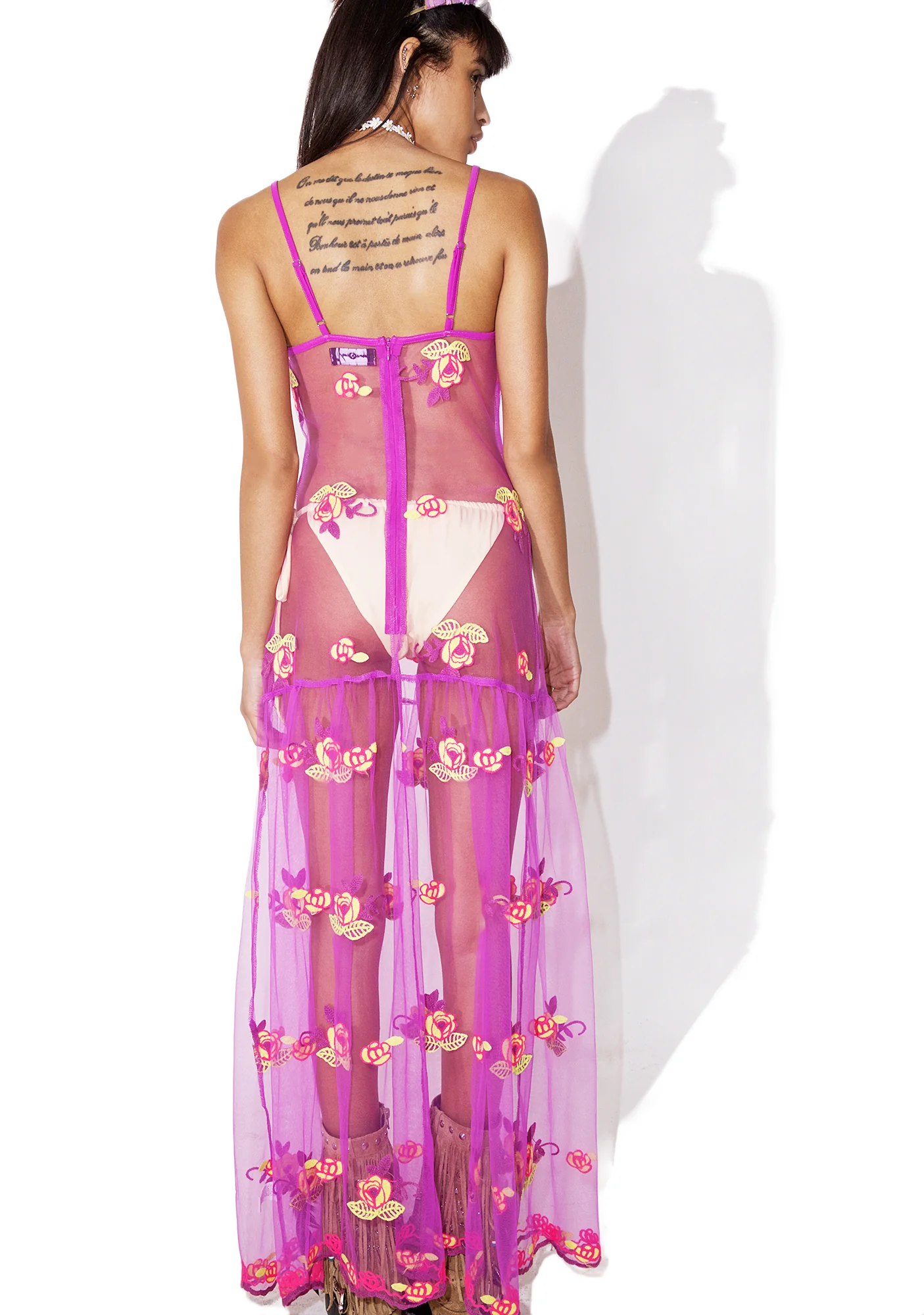 Melody Sheer Maxi Dress - Image 5