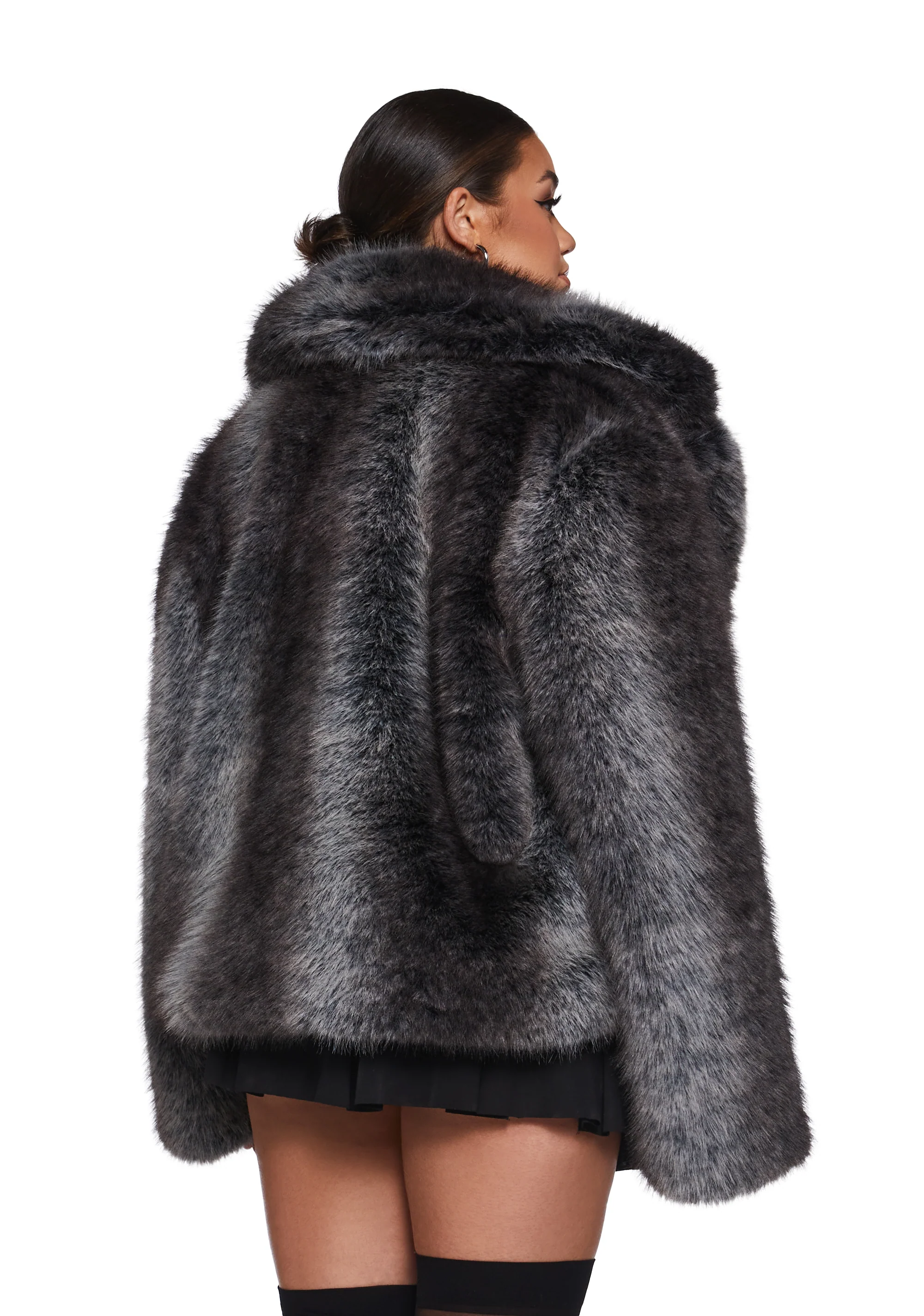 Melora Faux Fur Coat - Image 11