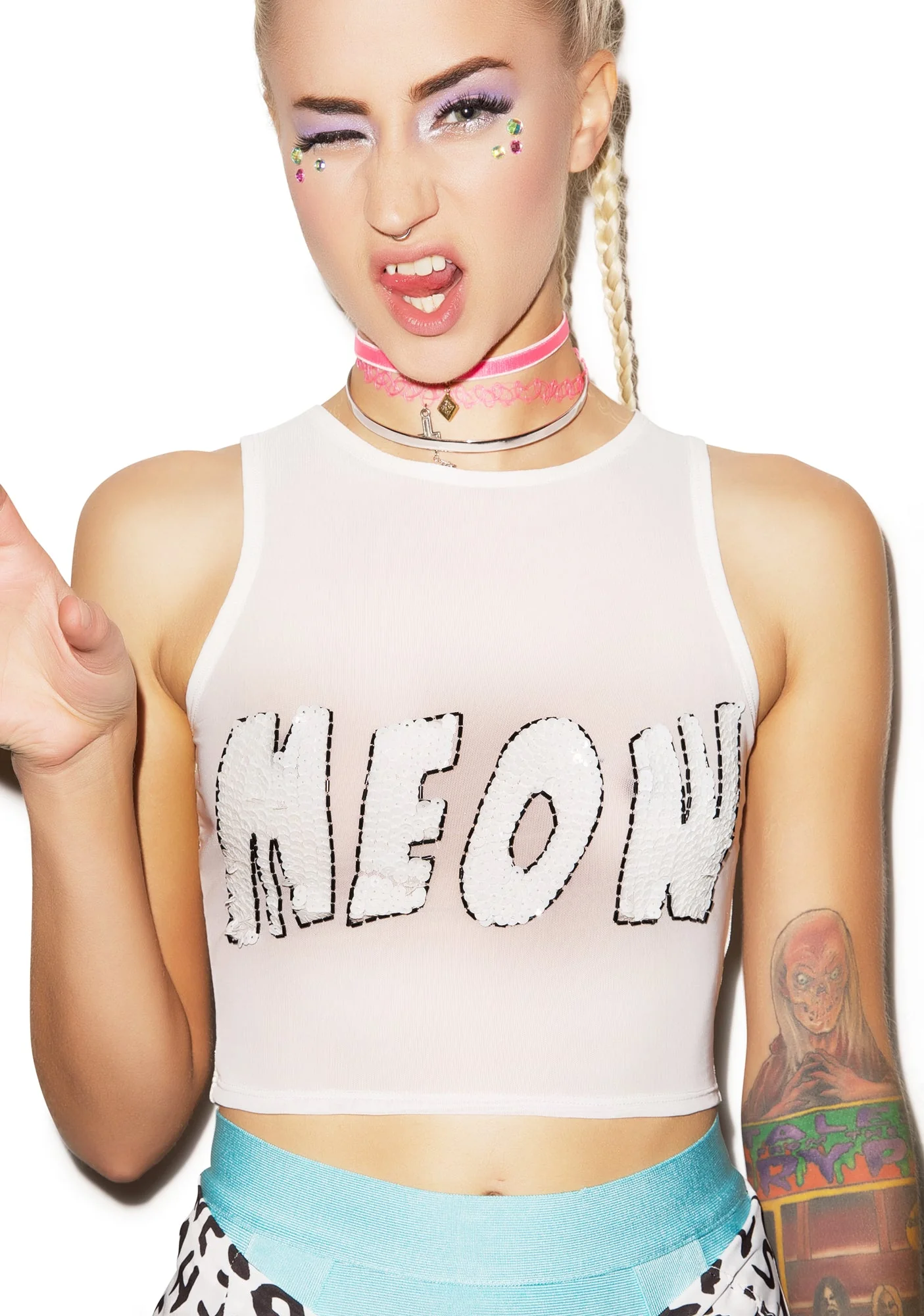 Meow Top - White - Image 4