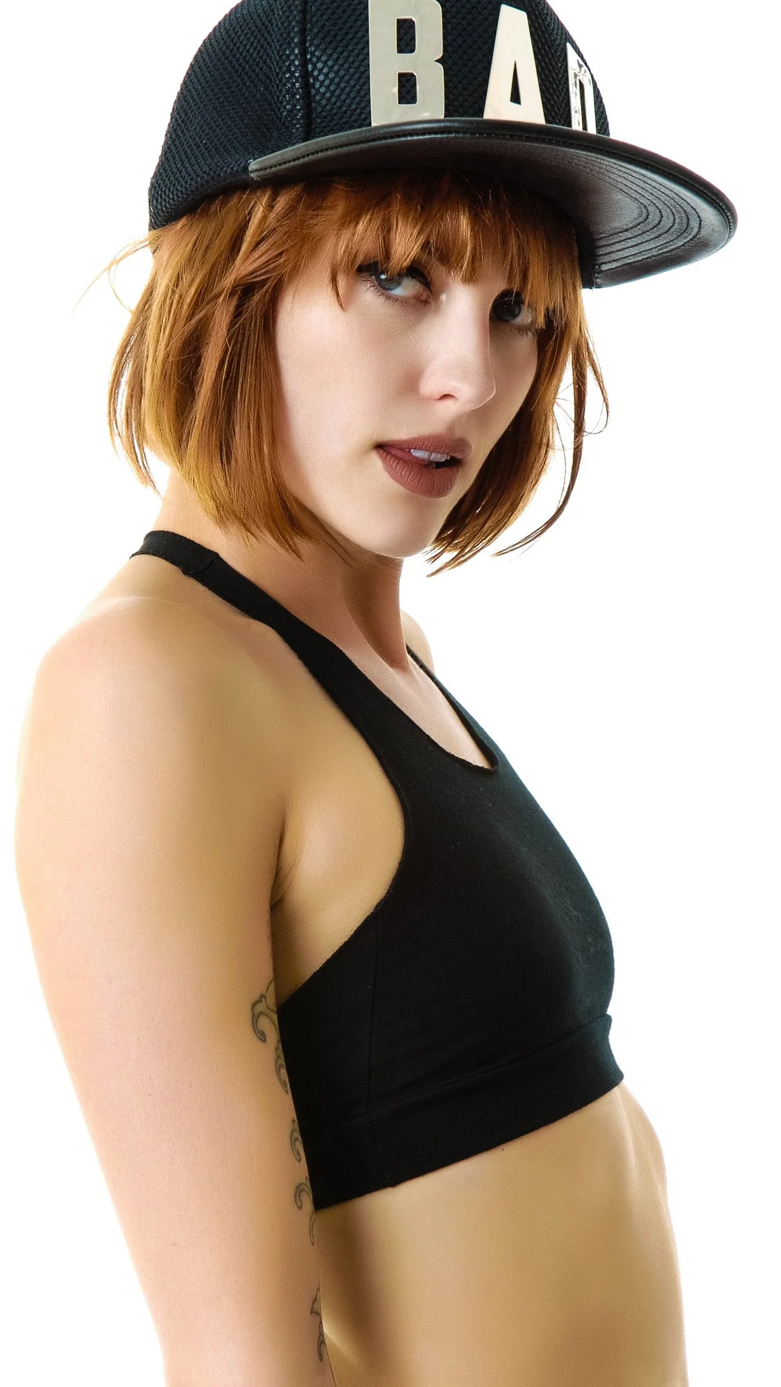 Mercedes T-Back Bralette - Black - Image 7