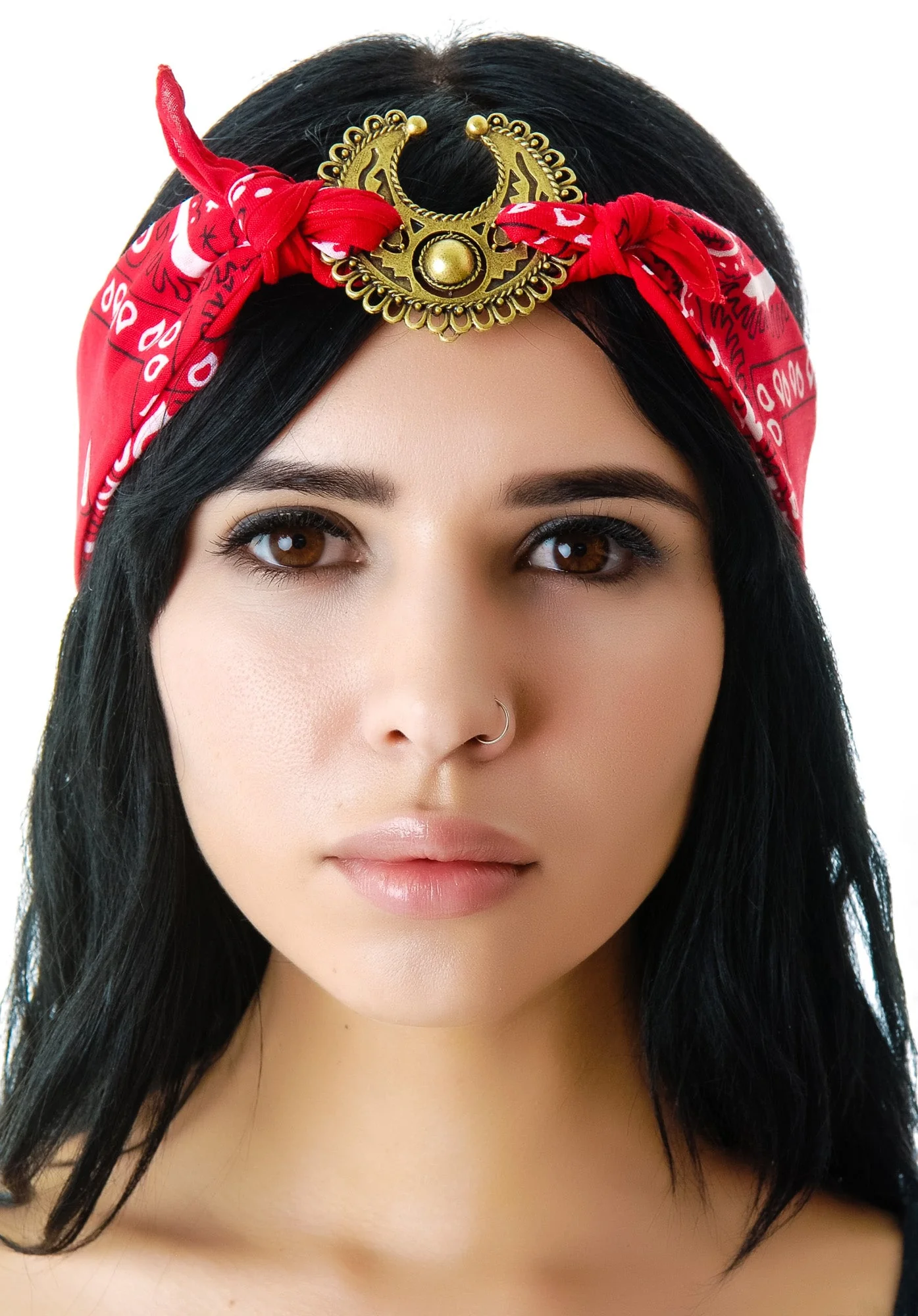 Mercutio Scarf Headpiece - Purple - Image 14