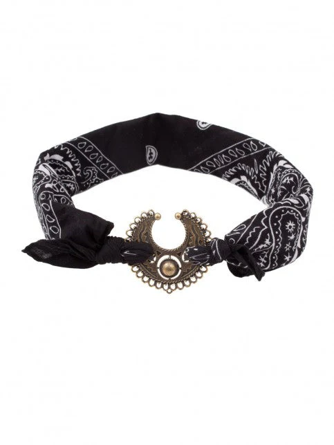 Mercutio Scarf Headpiece - Red - Image 2