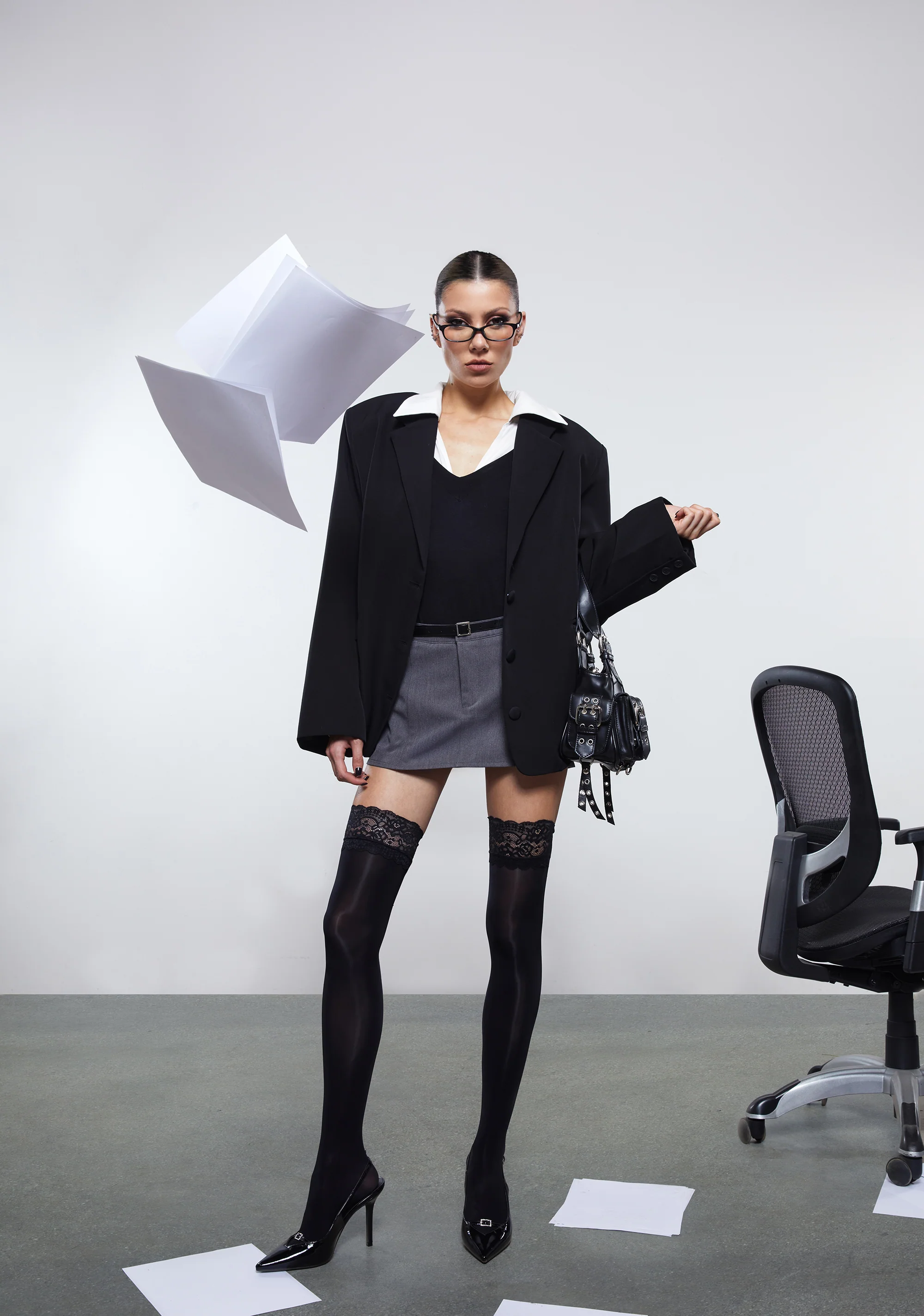 Meredith Suiting Mini Skirt - Image 6