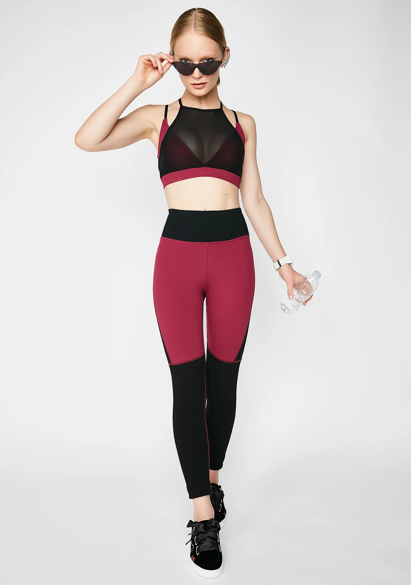 Merlot Over It Sports Bra - Image 5
