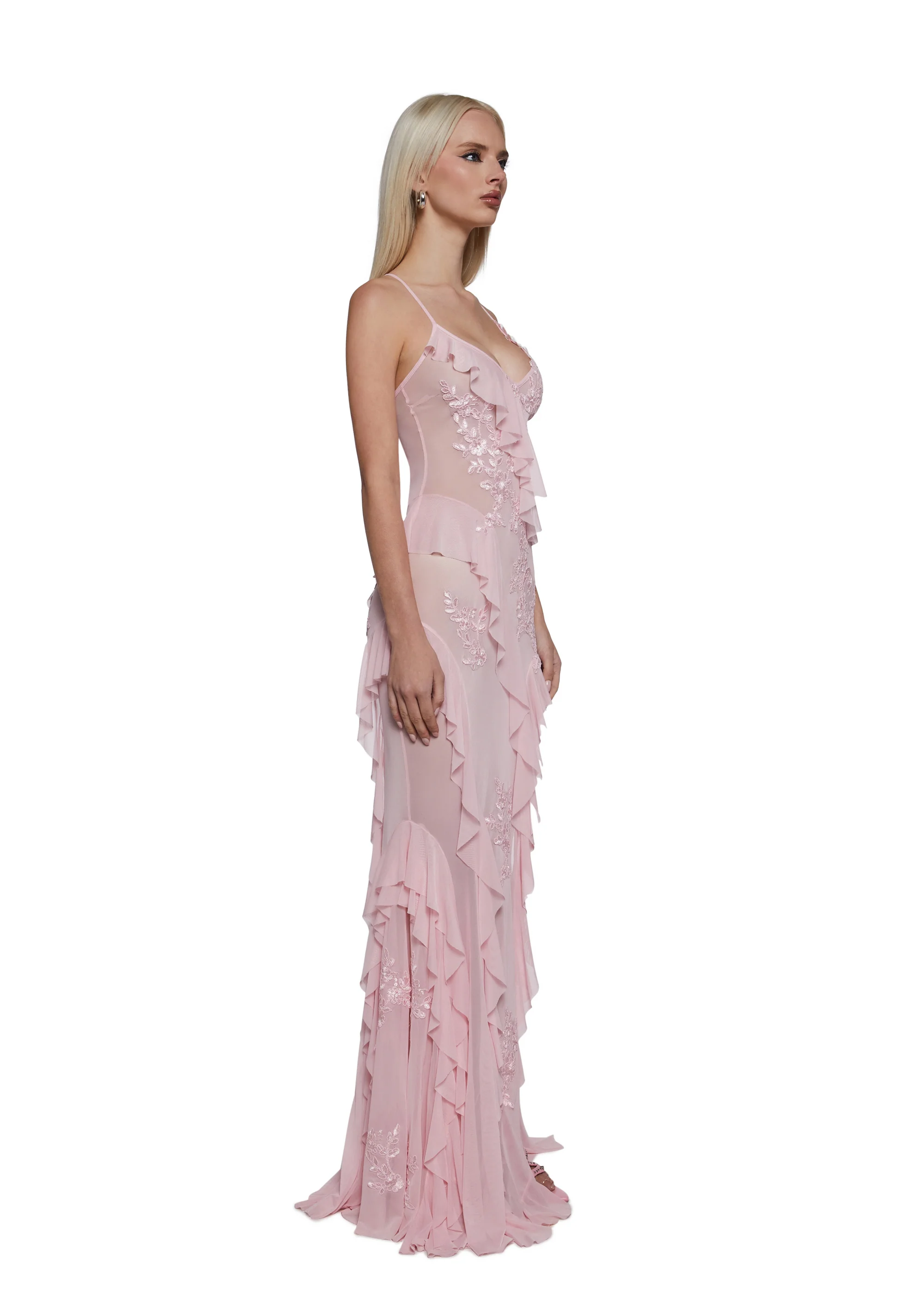 Rebel Mon Amour Maxi Dress - Pink - Image 8