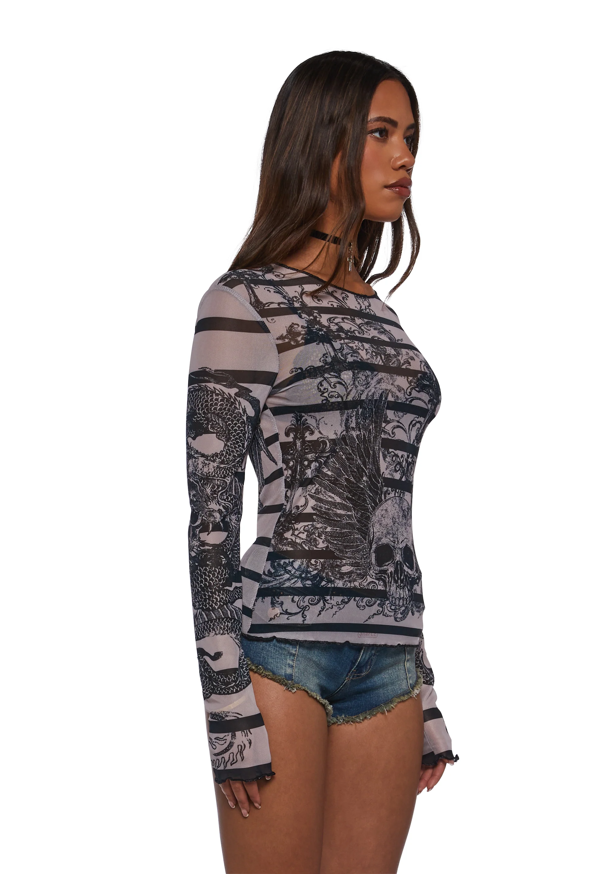 Jealous Type Mesh Top - Image 3