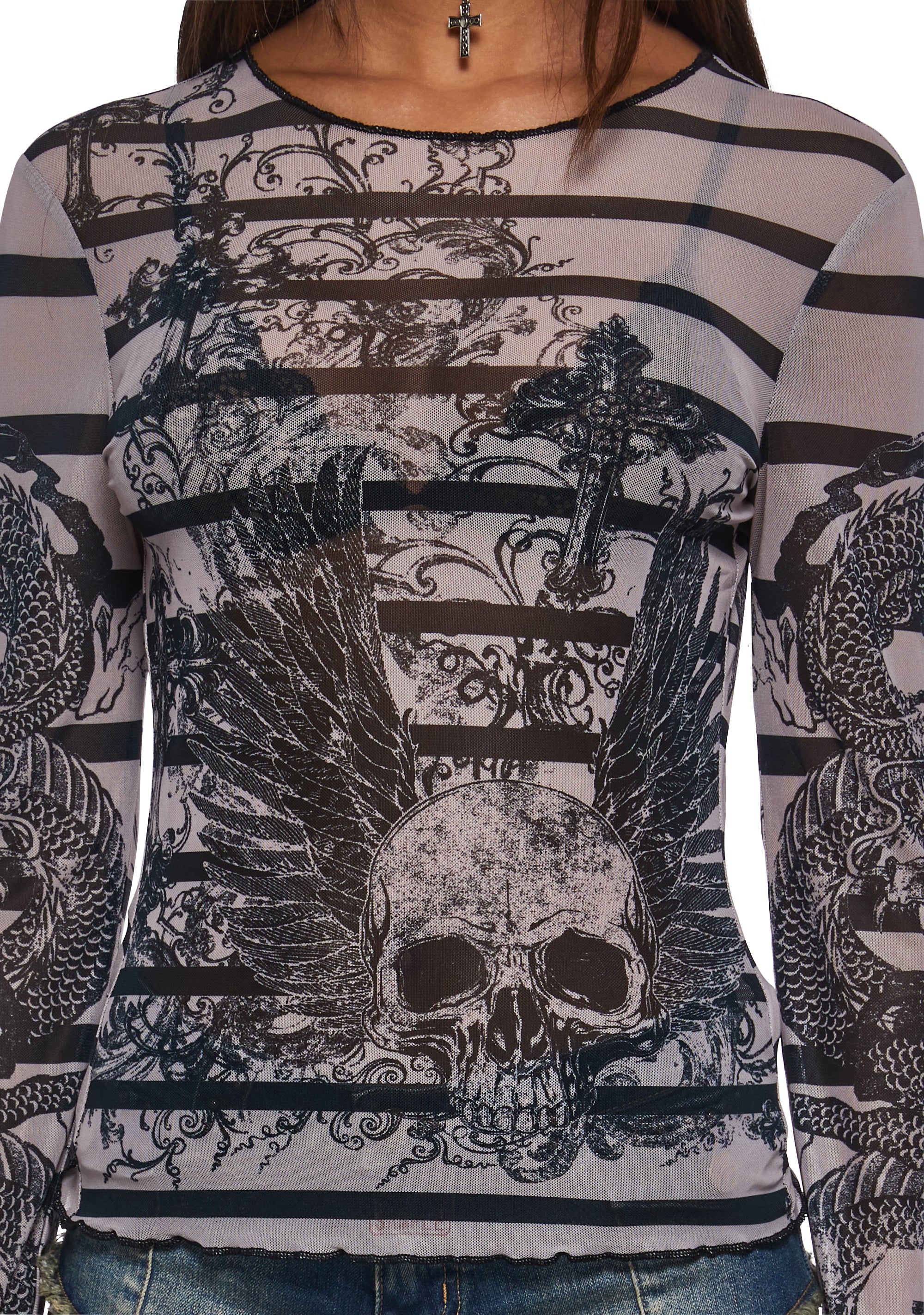 Jealous Type Mesh Top - Image 6