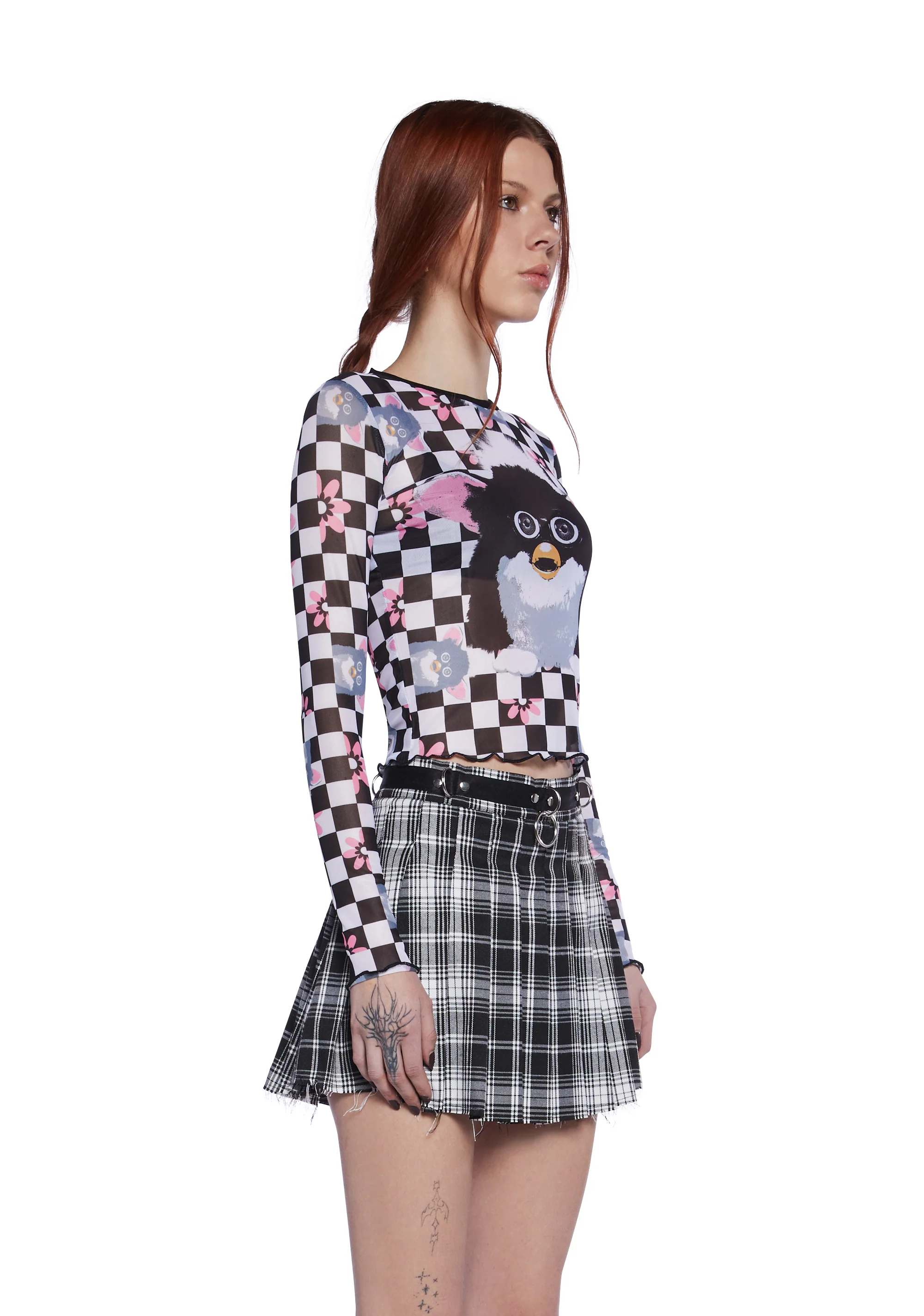 Mesmerized Eyes Mesh Top - Image 3