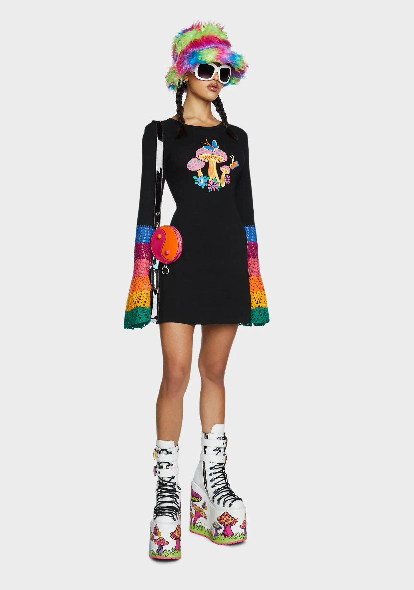 Messing With Magic Bell Sleeve Dress - Image 2