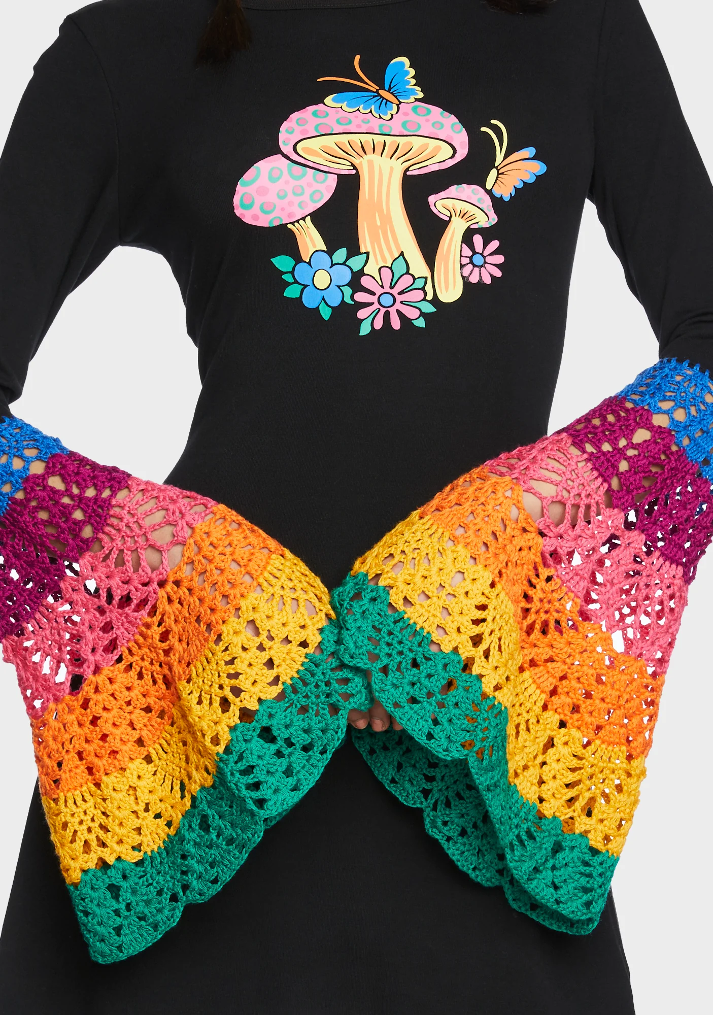 Messing With Magic Bell Sleeve Dress - Image 5