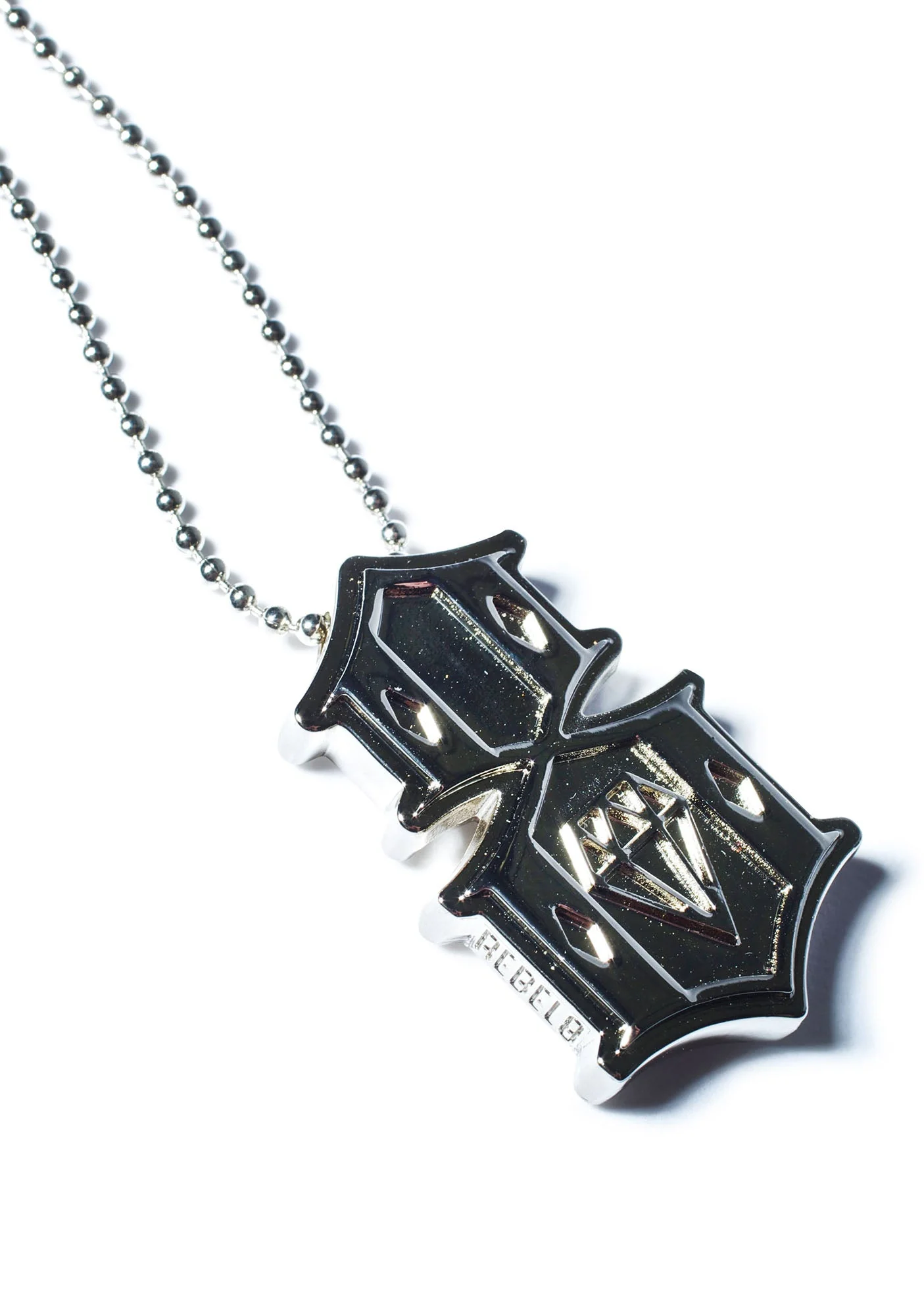 Metal 8 Necklace - Gold - Image 6