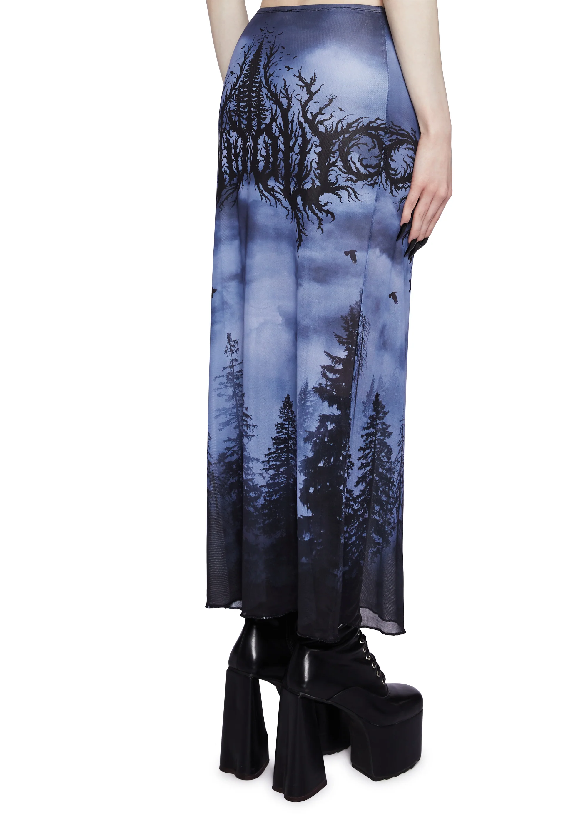 Metal Forest Maxi Skirt - Image 4