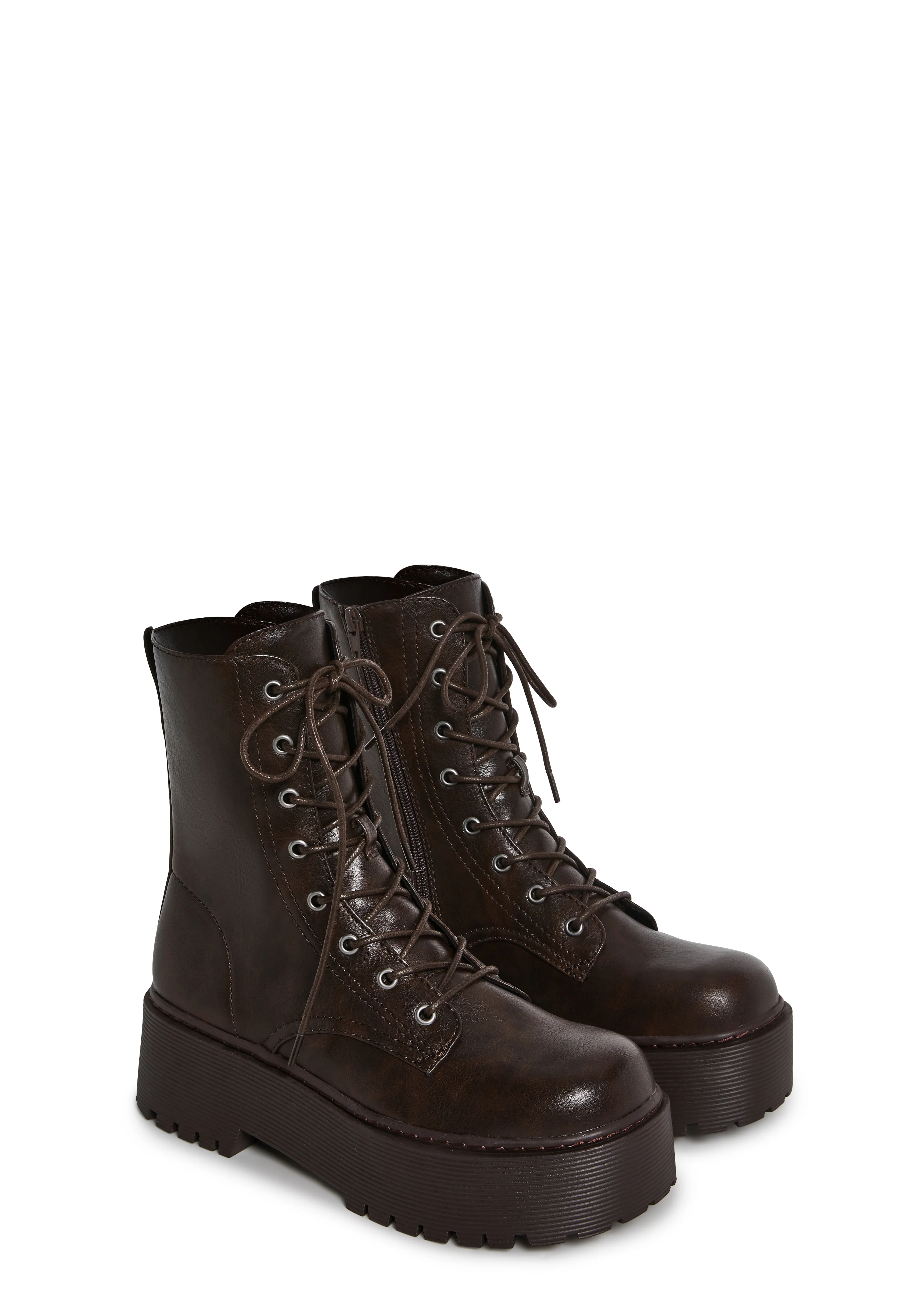 Renegade Combat Boots - Brown - Image 3