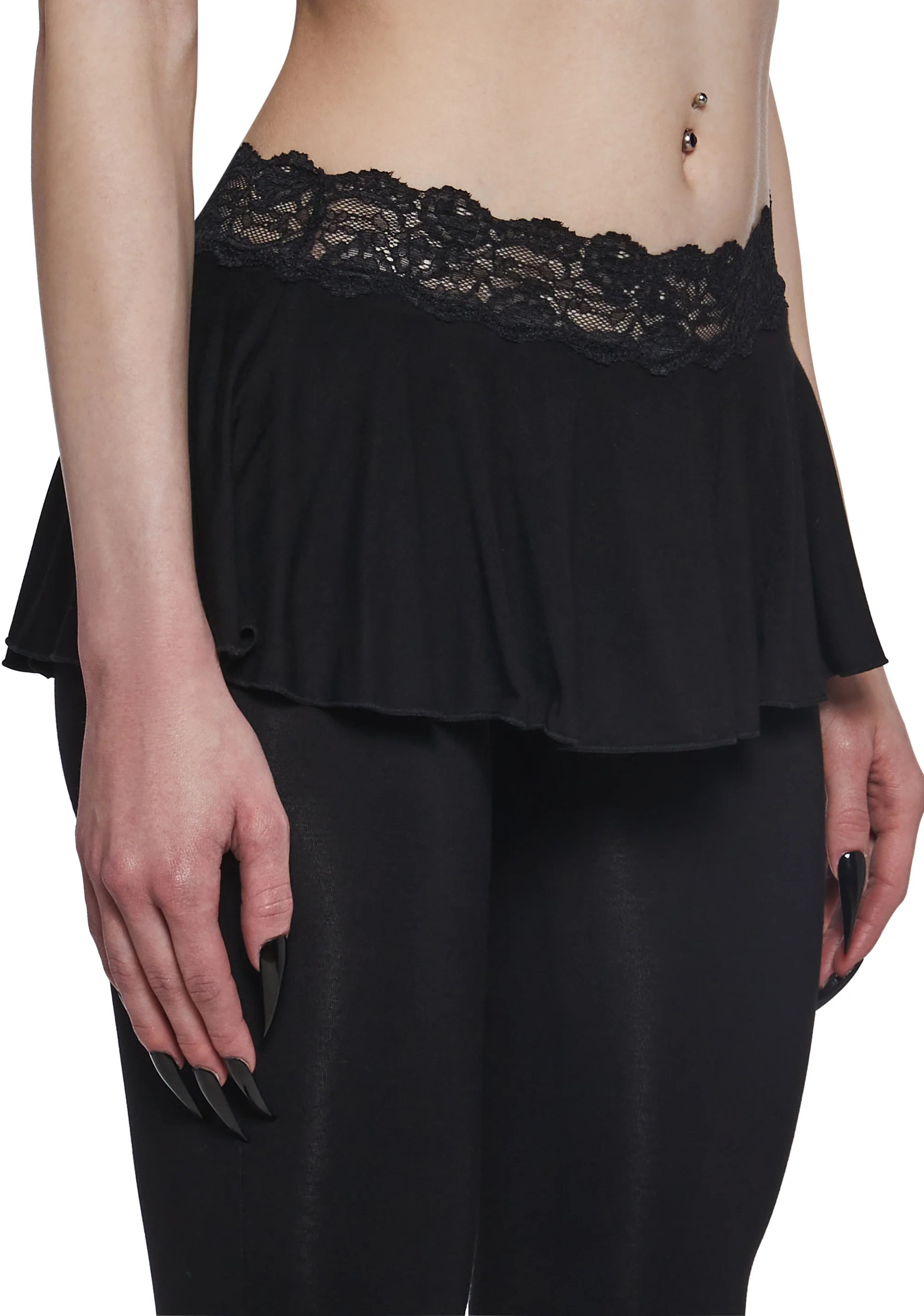 Dark Embraces Skirt Flared Pants - Image 5