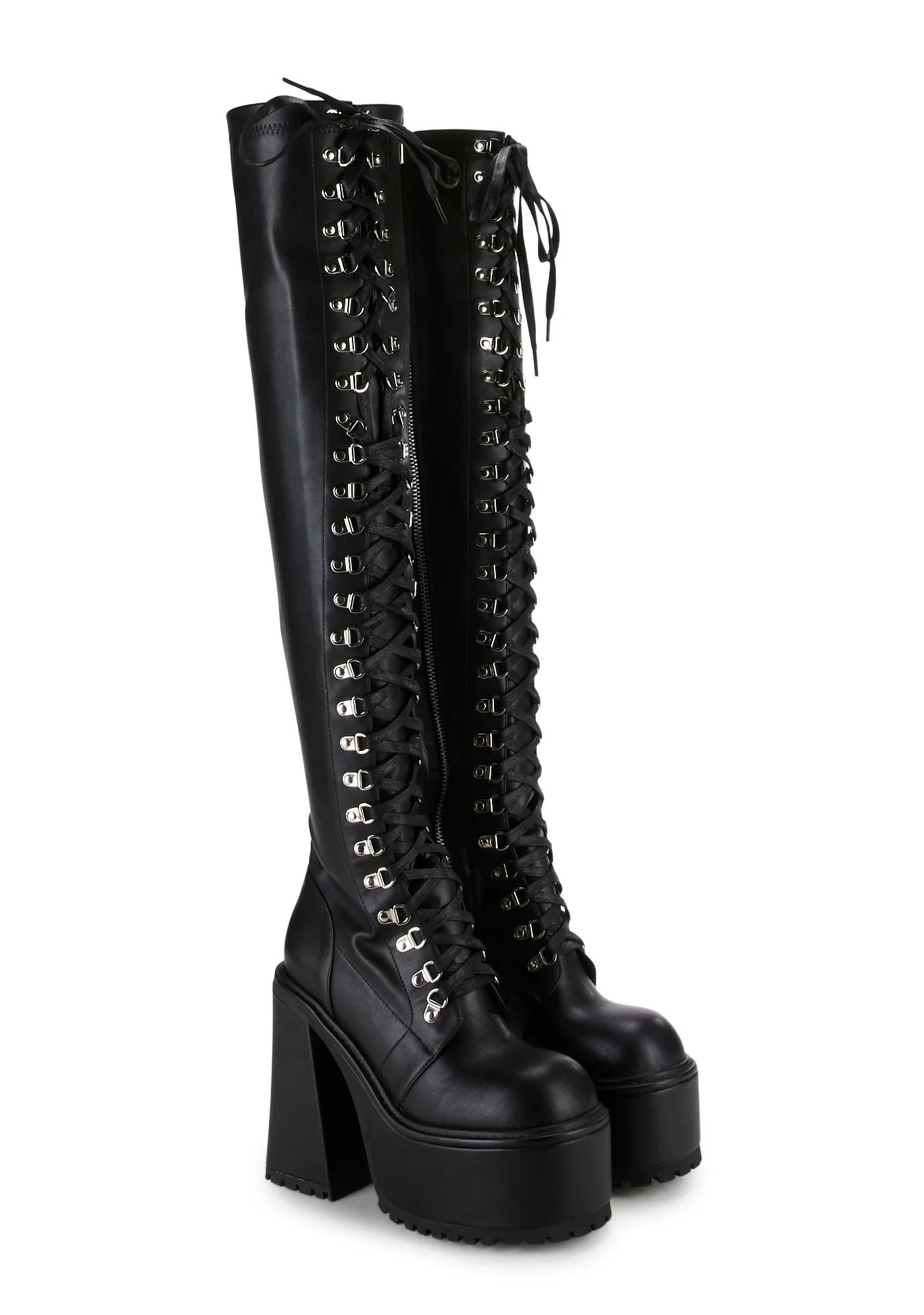 Midnight Dance Lace Up Boots - Image 3
