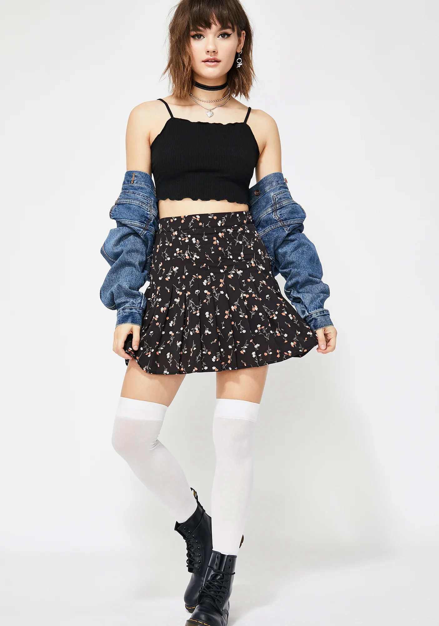 Midnight Frolic Fantasy Pleated Skirt - Image 3