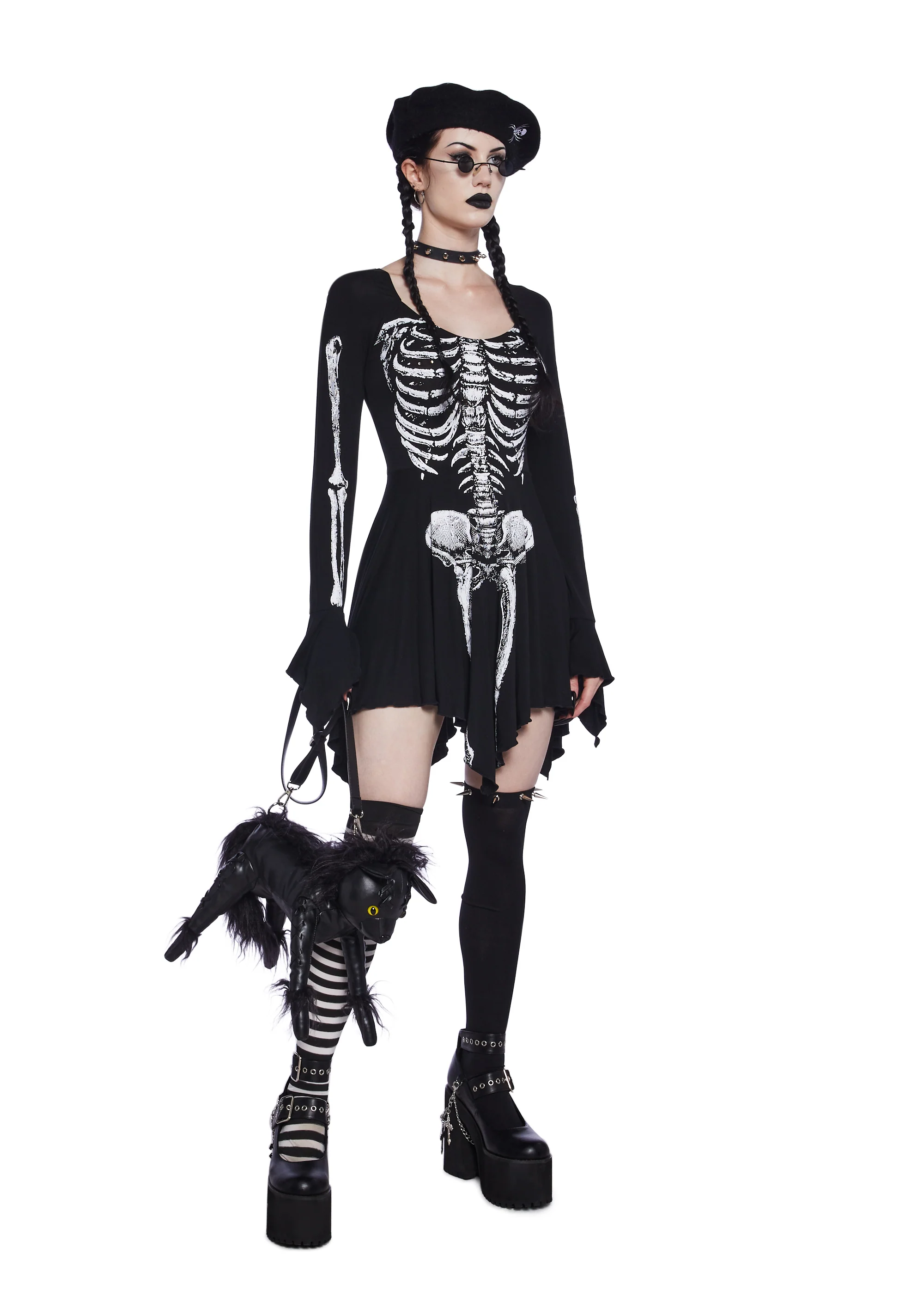 Midnight Haunt Mini Dress - Image 2