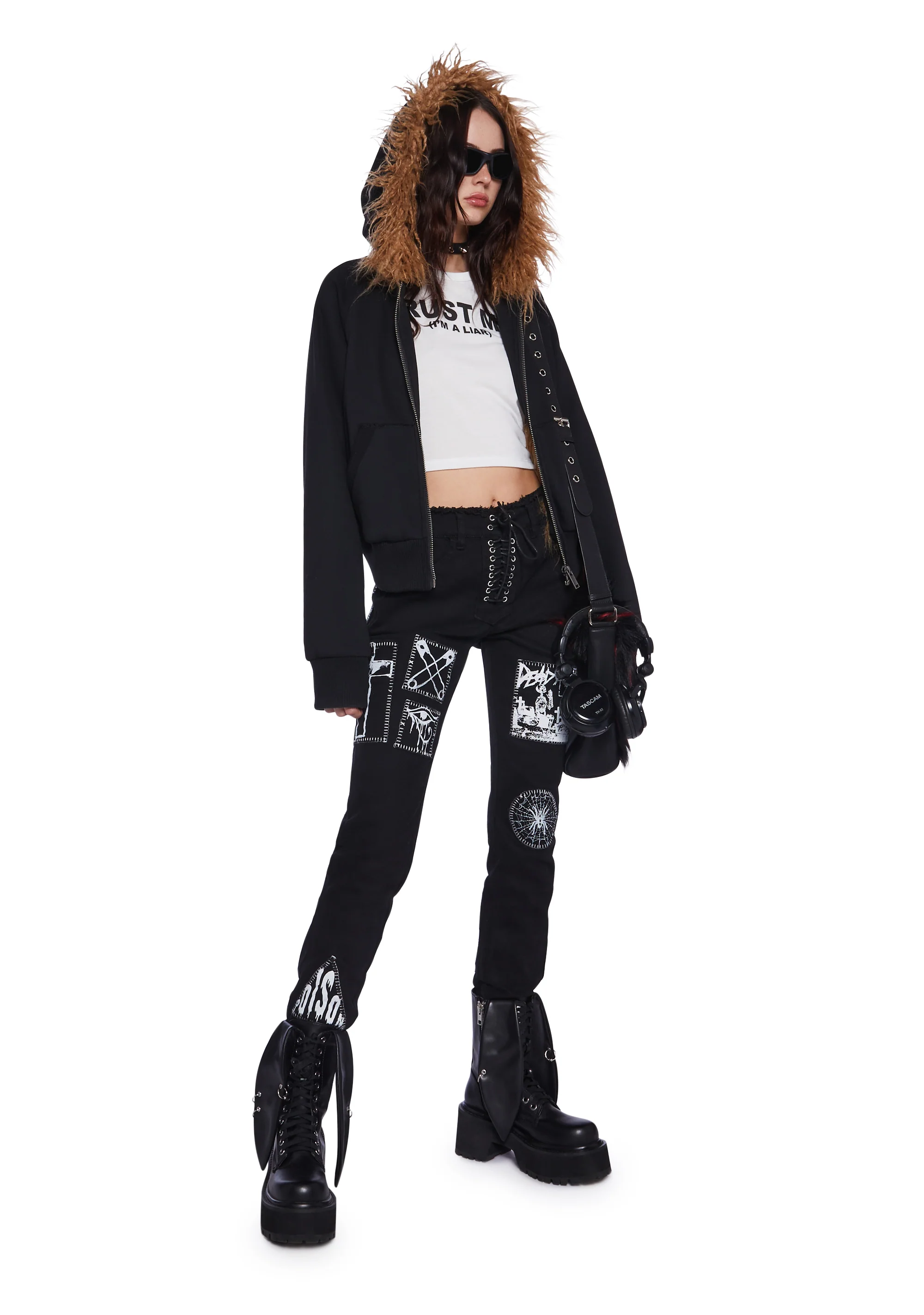 Midnight Meet Up Zip-Up Hoodie - Image 3