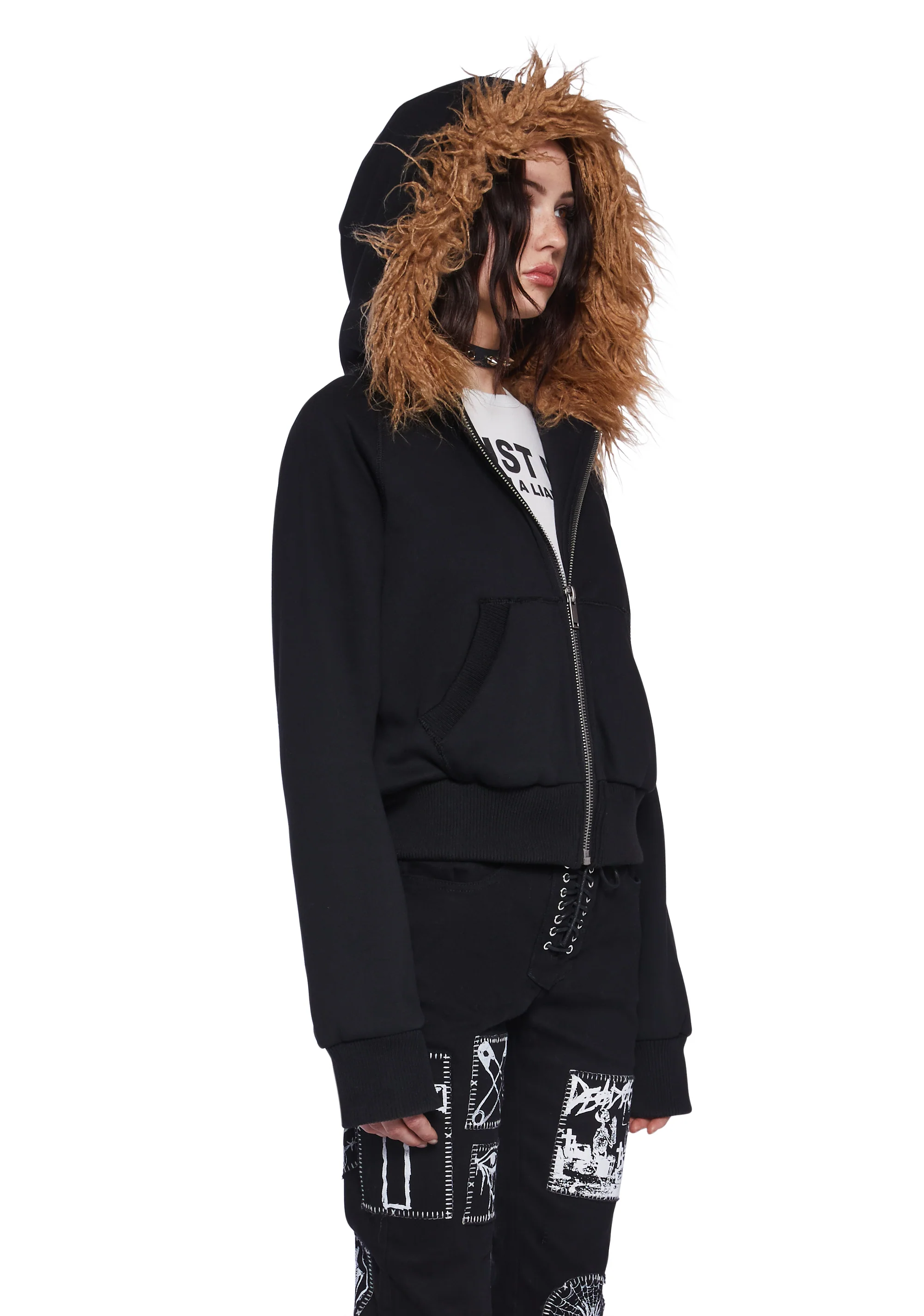 Midnight Meet Up Zip-Up Hoodie - Image 5
