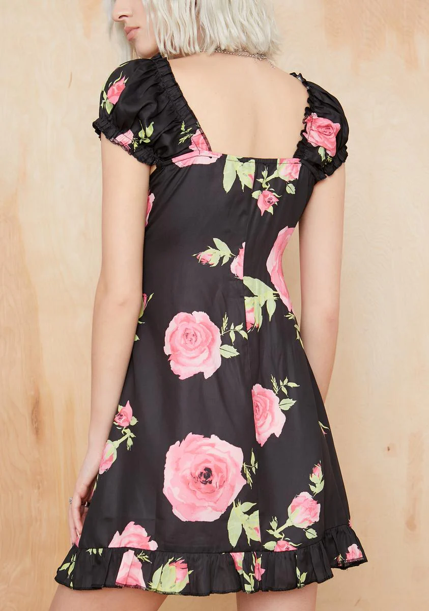 Midnight Oasis Mini Dress - Image 5