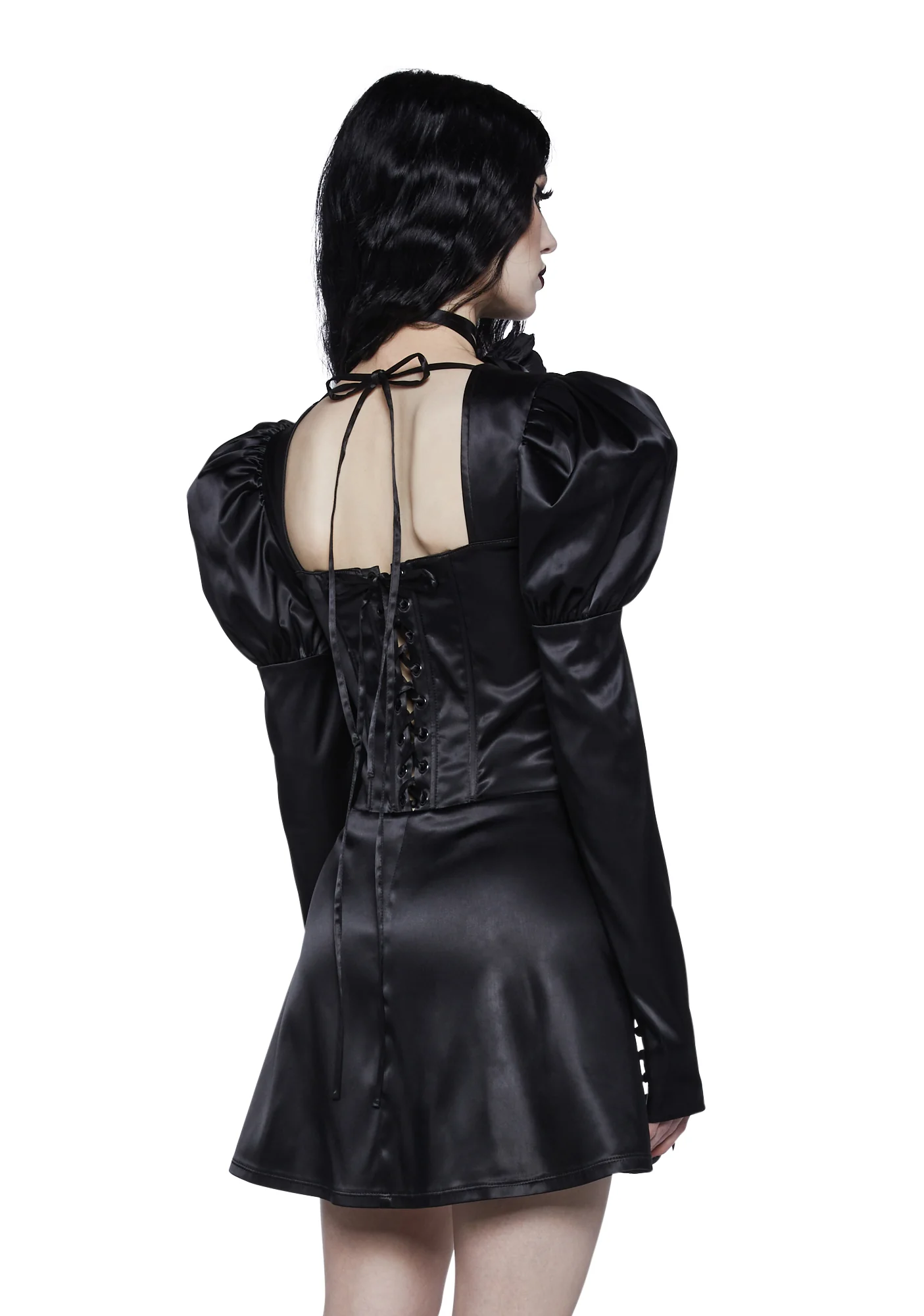 Midnight Princess Mini Dress - Image 4